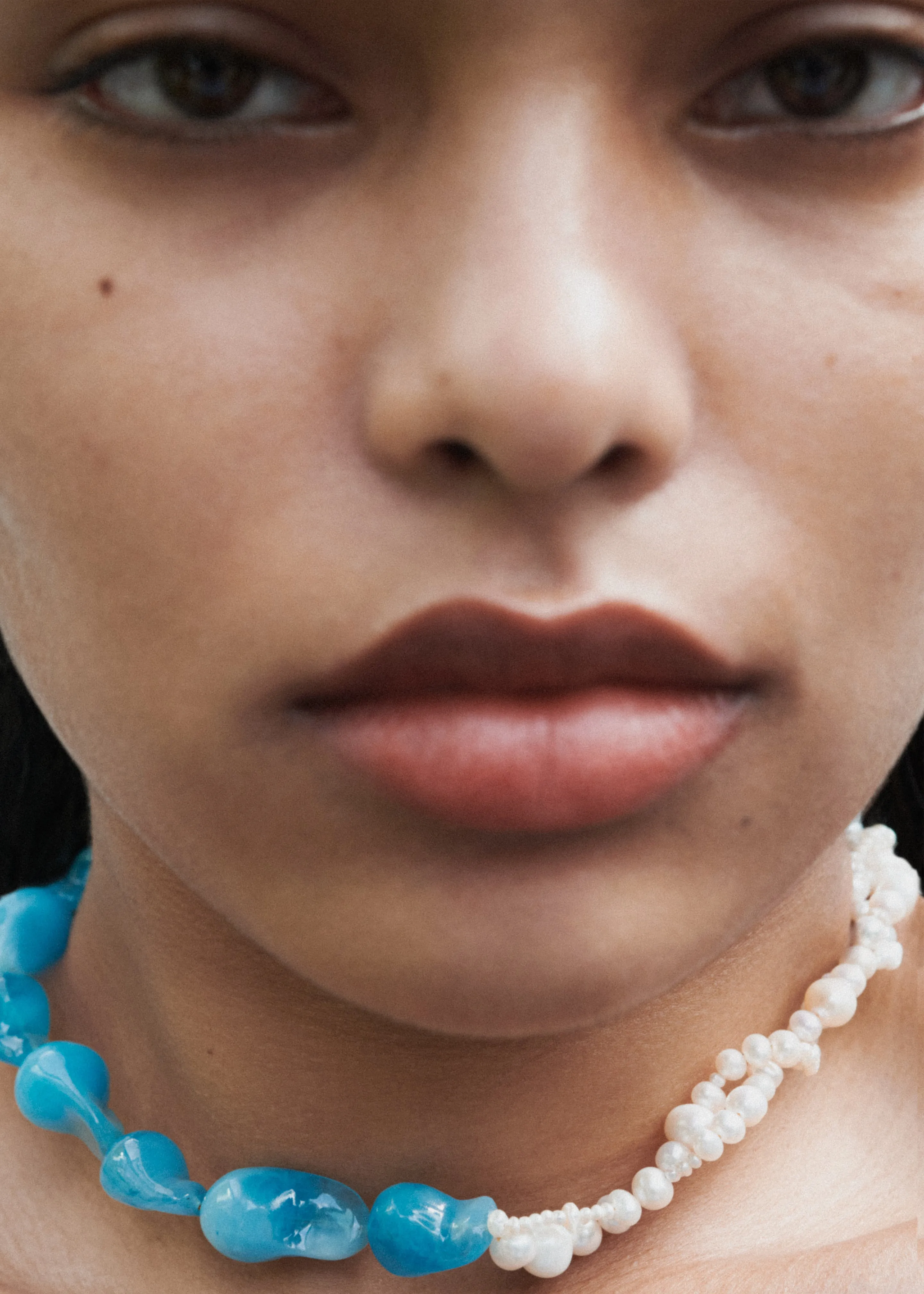 Completedworks Parade of Possibilities II Necklace - Pearl/Blue sold by Frankie Shop product image thumbnail 2