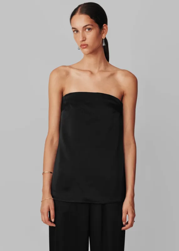 Esse Studios Mono Column Top - Black sold by Frankie Shop