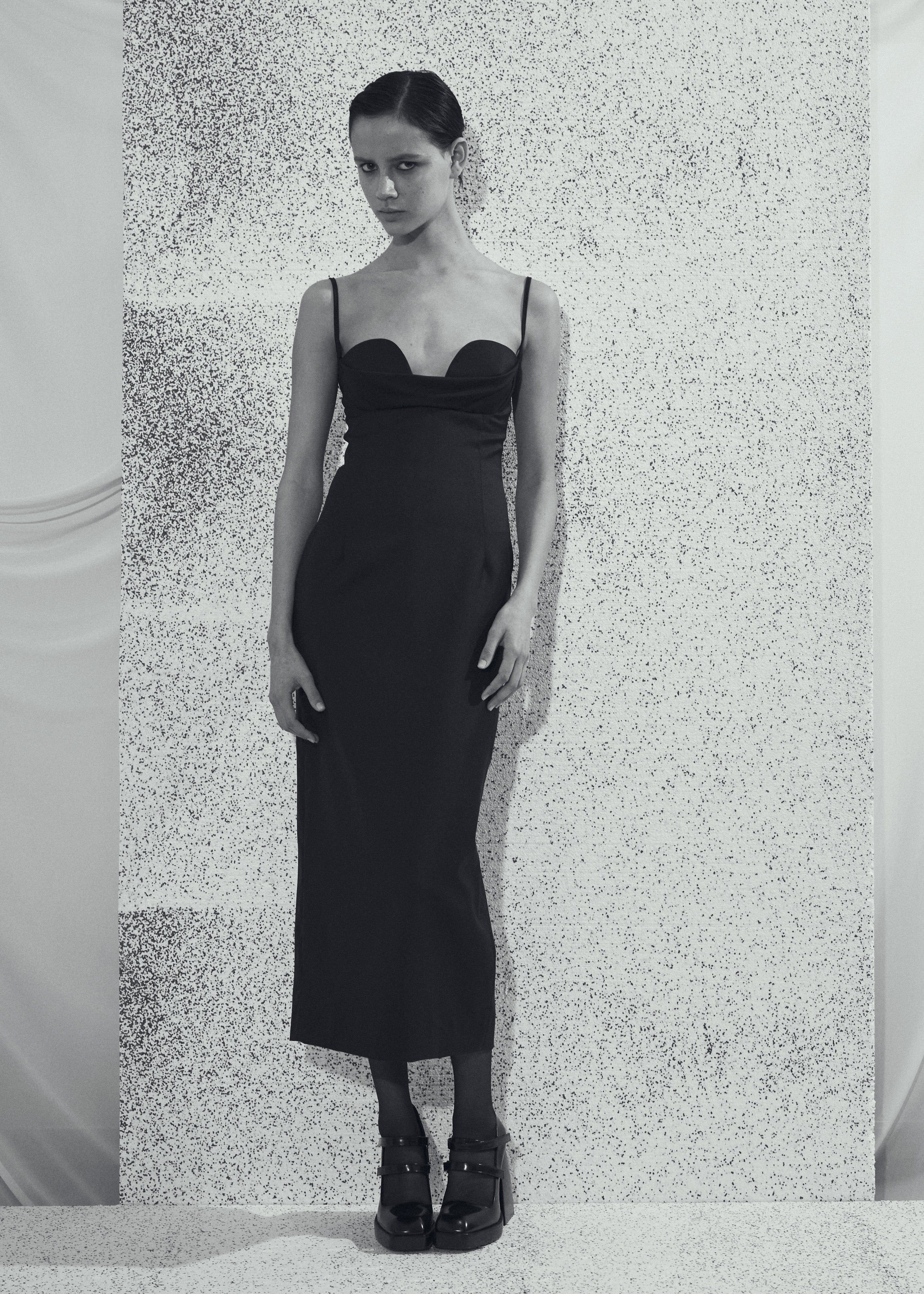 Beare Park Cowl Neck Pencil Dress - Black sold by Frankie Shop product image thumbnail 4