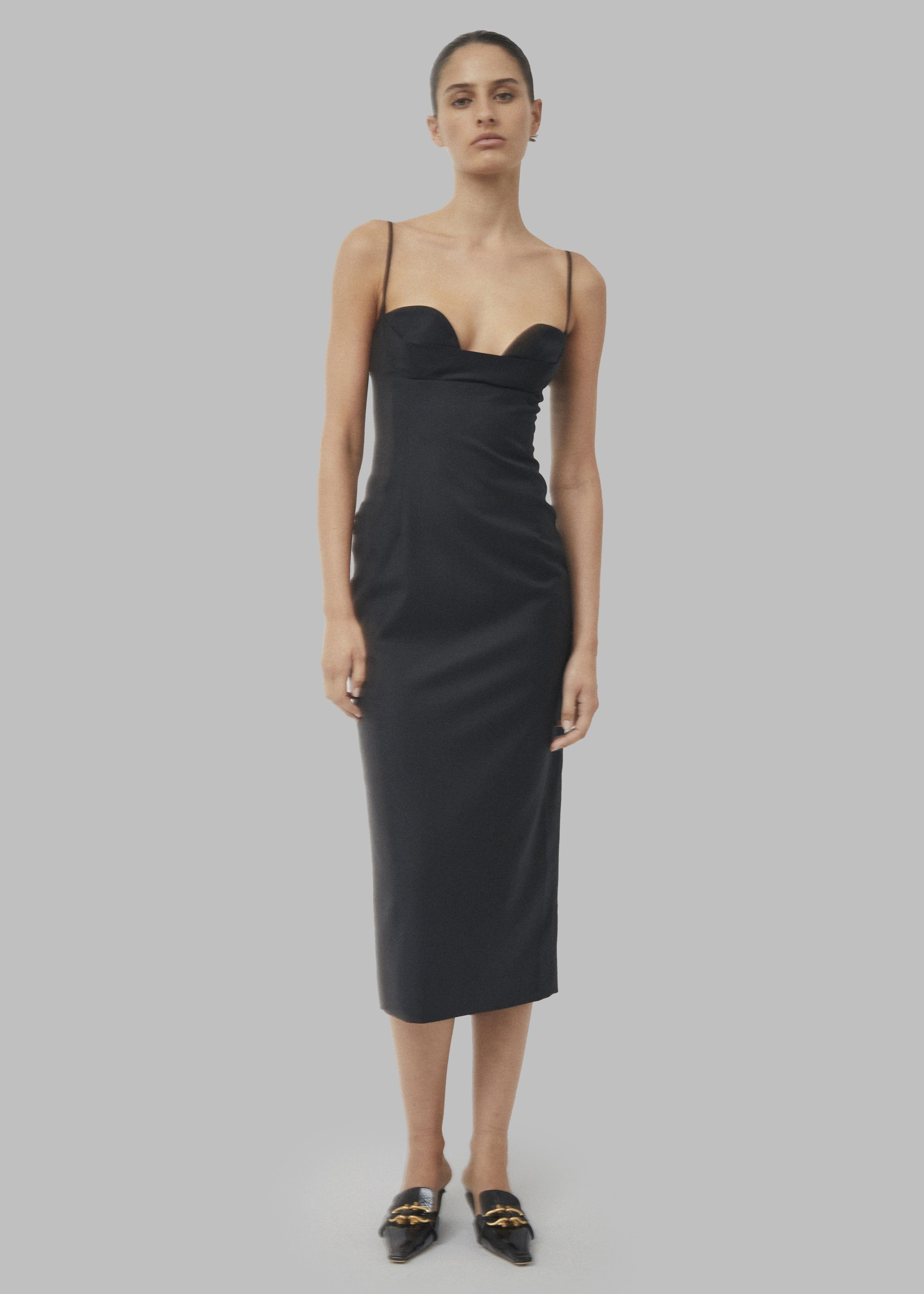 Beare Park Cowl Neck Pencil Dress - Black sold by Frankie Shop