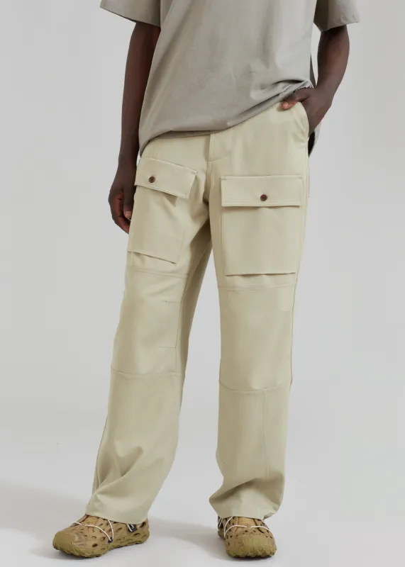 Grant Cargo Pants - Slate Green sold by Frankie Shop