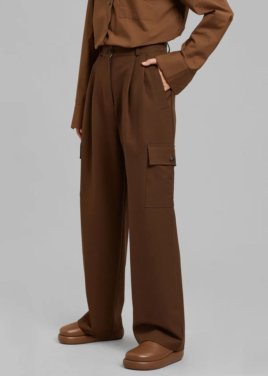 Maesa Cargo Pants - Brown sold by Frankie Shop product image thumbnail 5