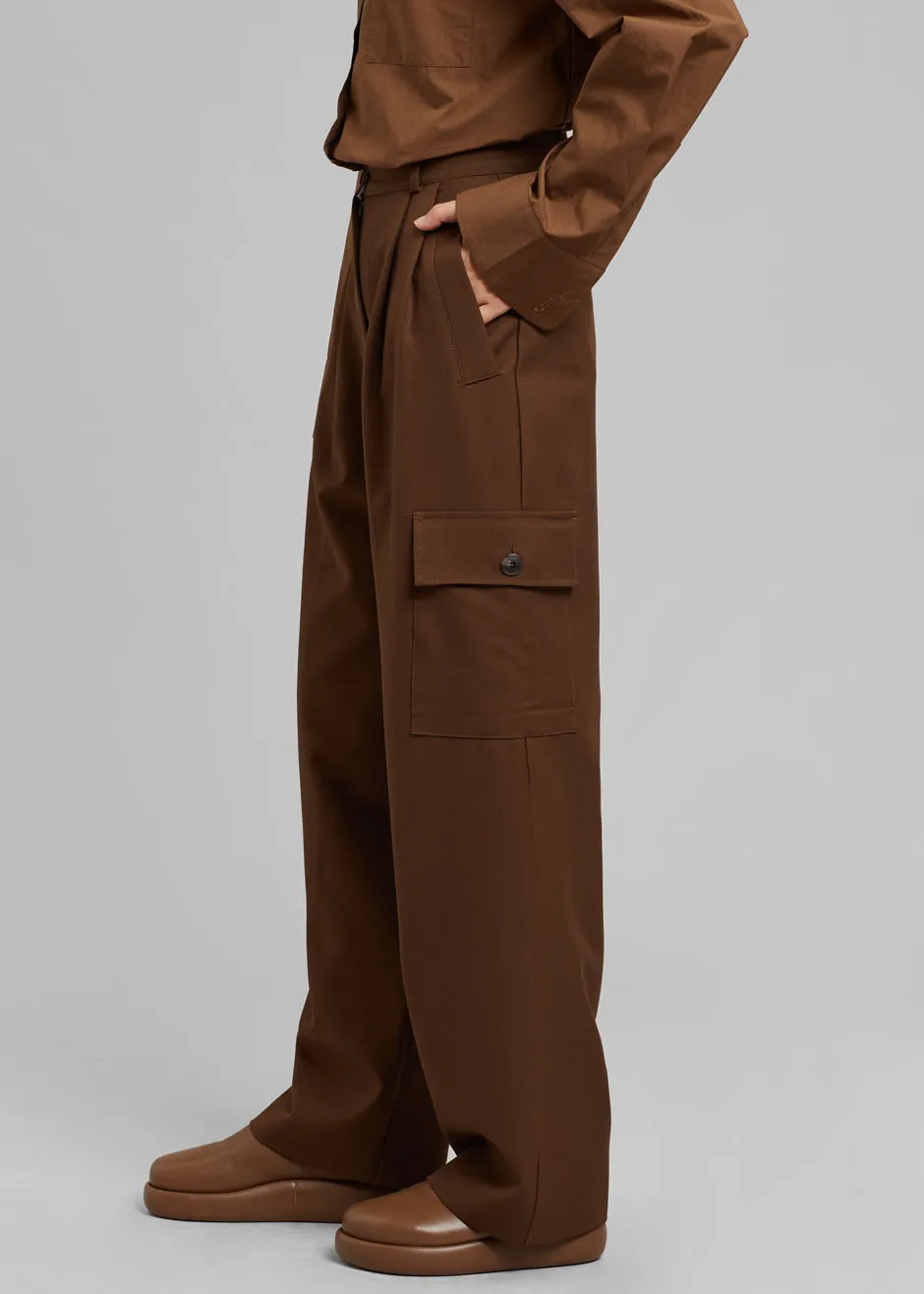 Maesa Cargo Pants - Brown sold by Frankie Shop product image thumbnail 4