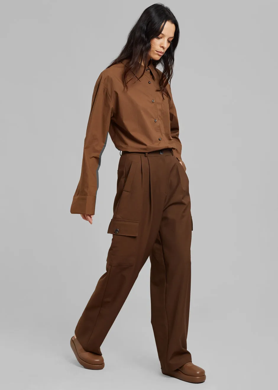 Maesa Cargo Pants - Brown sold by Frankie Shop product image thumbnail 2