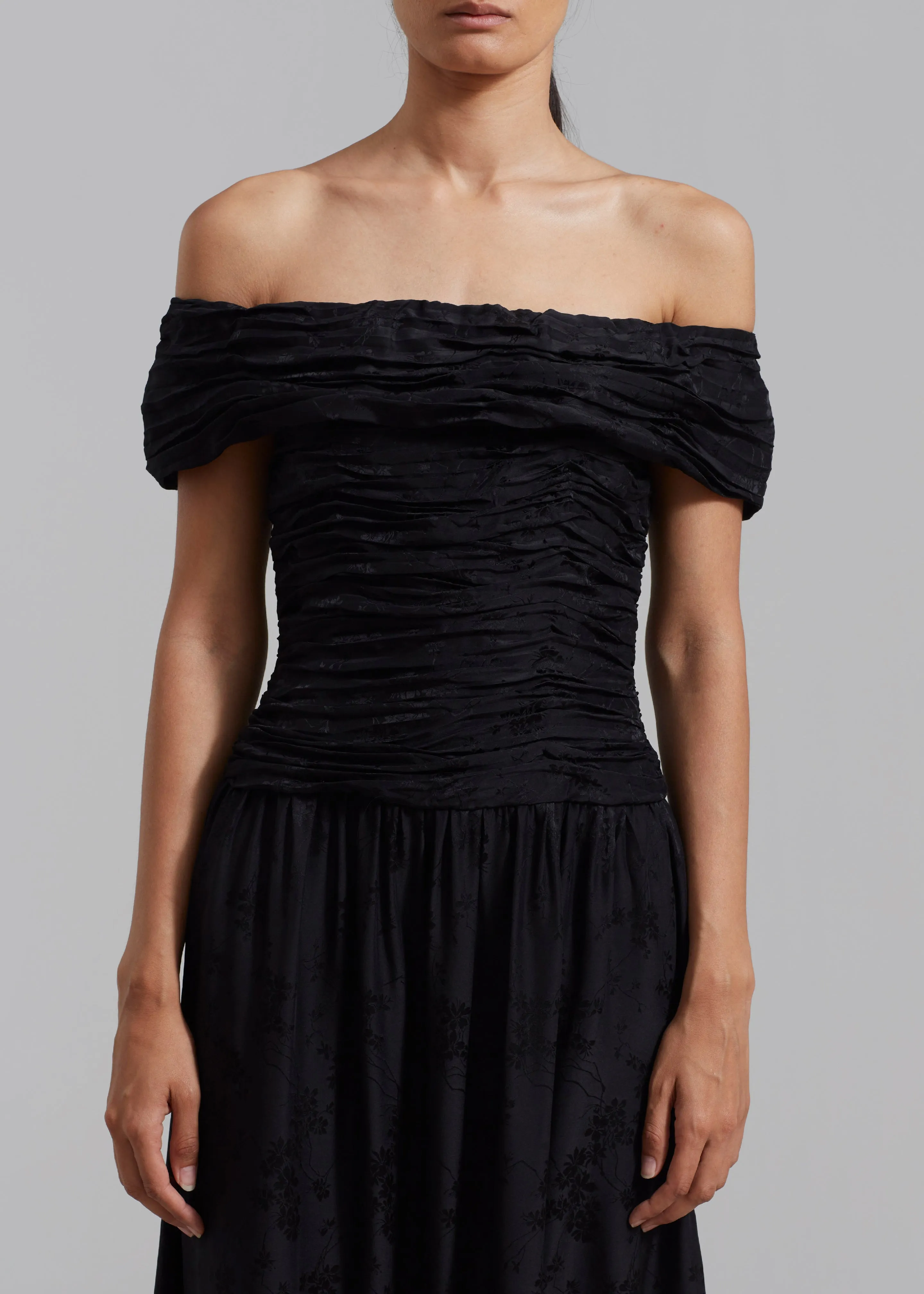 The Garment Toulouse Off-Shoulder Dress - Black sold by Frankie Shop product image thumbnail 5