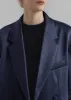 Jo Satin Blazer - Navy sold by Frankie Shop
