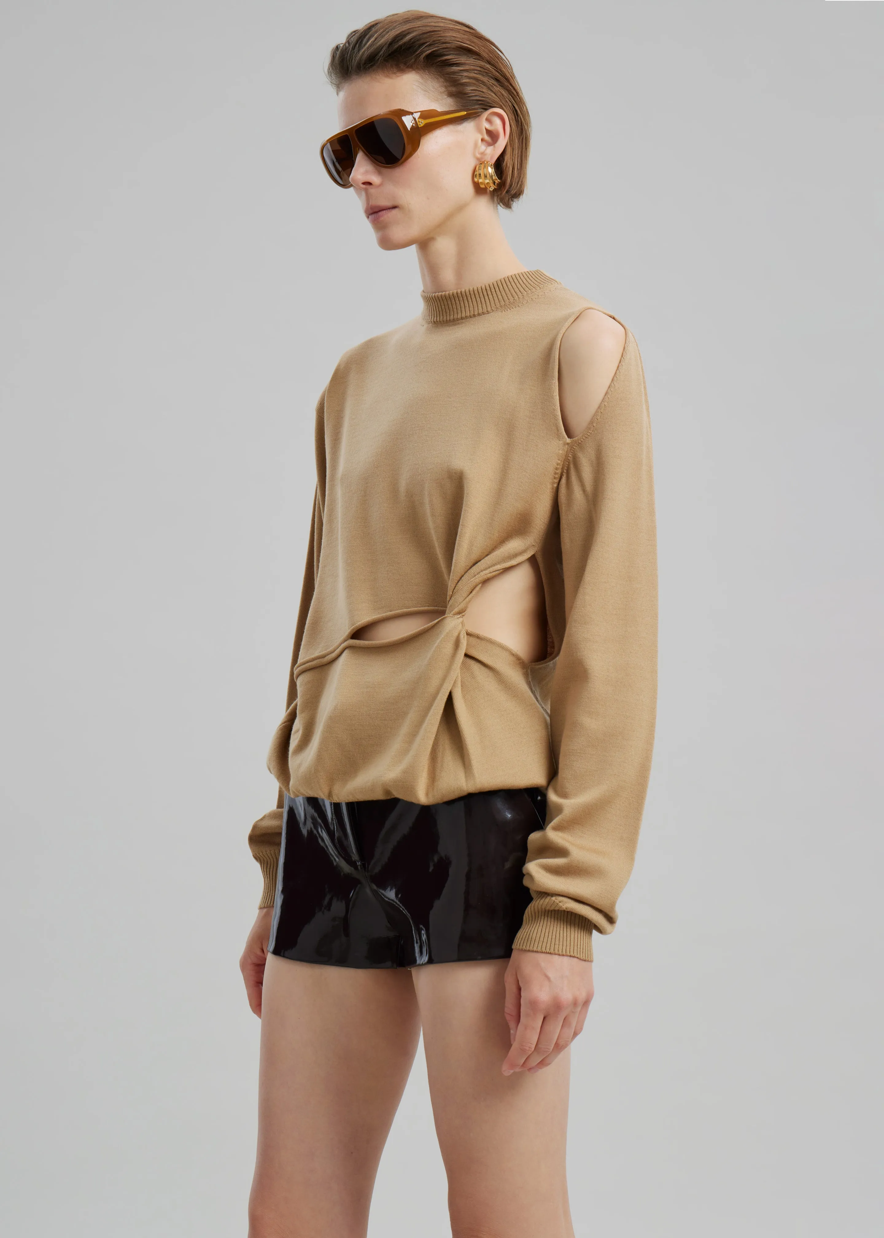 Sportmax Holiday Top - Beige sold by Frankie Shop