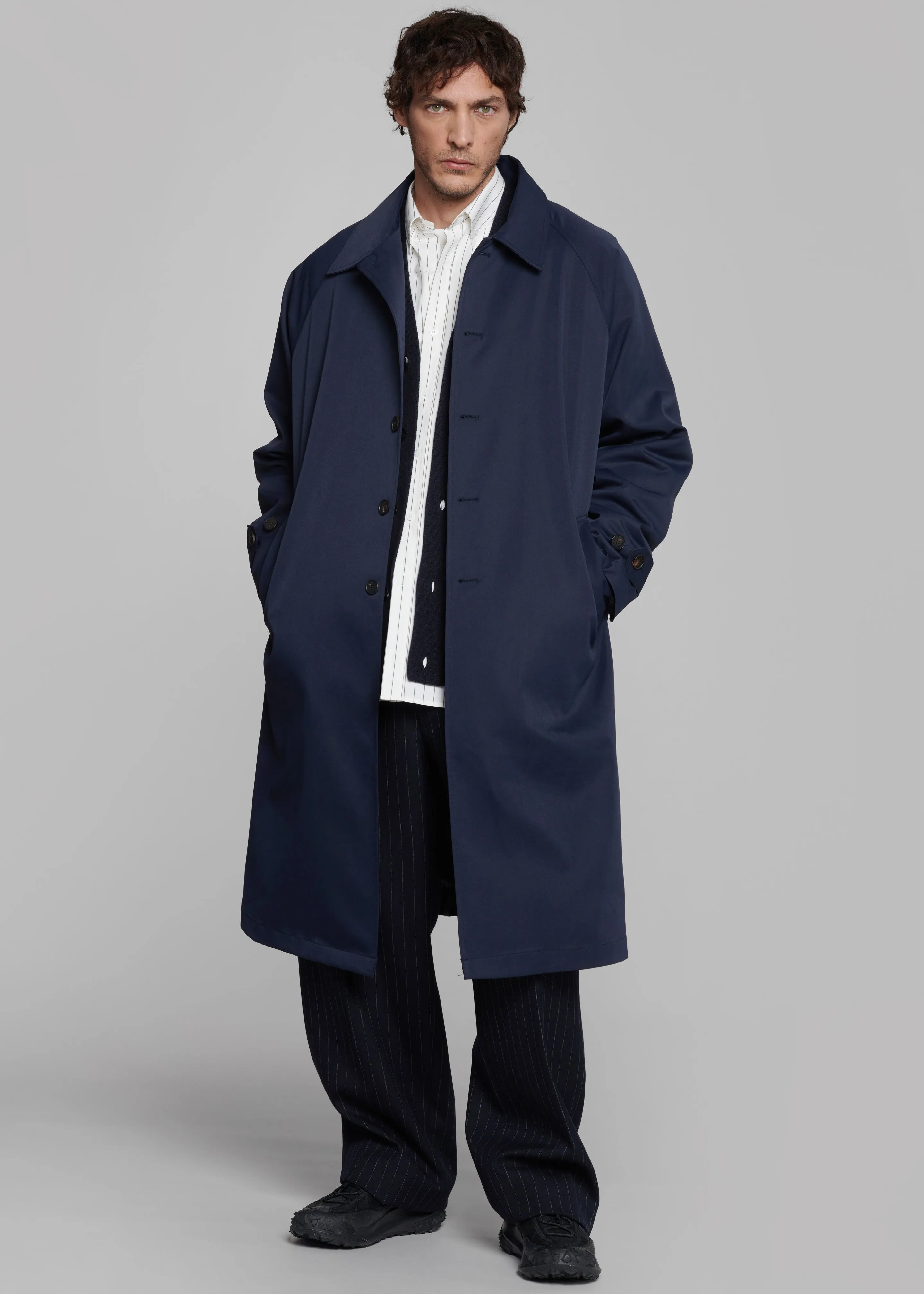 Emil Trench - Navy sold by Frankie Shop