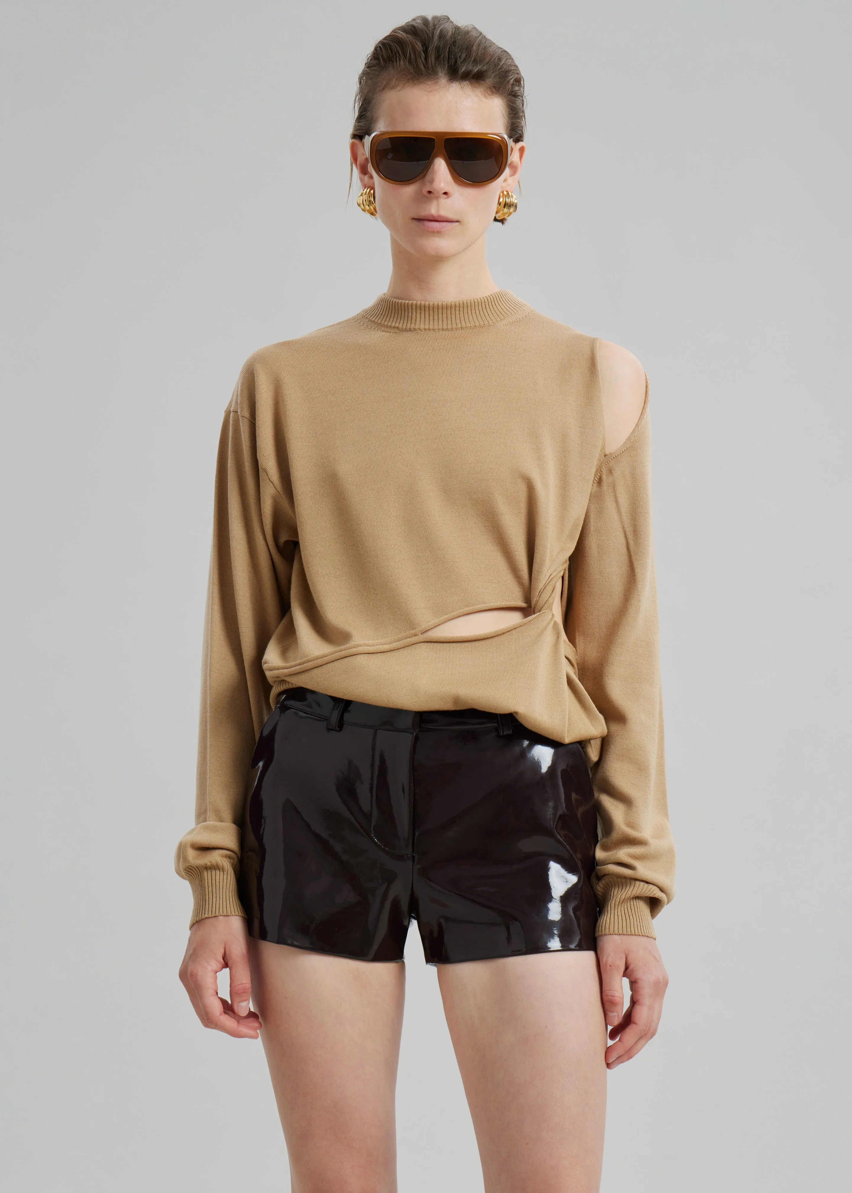 Sportmax Holiday Top - Beige sold by Frankie Shop product image thumbnail 2