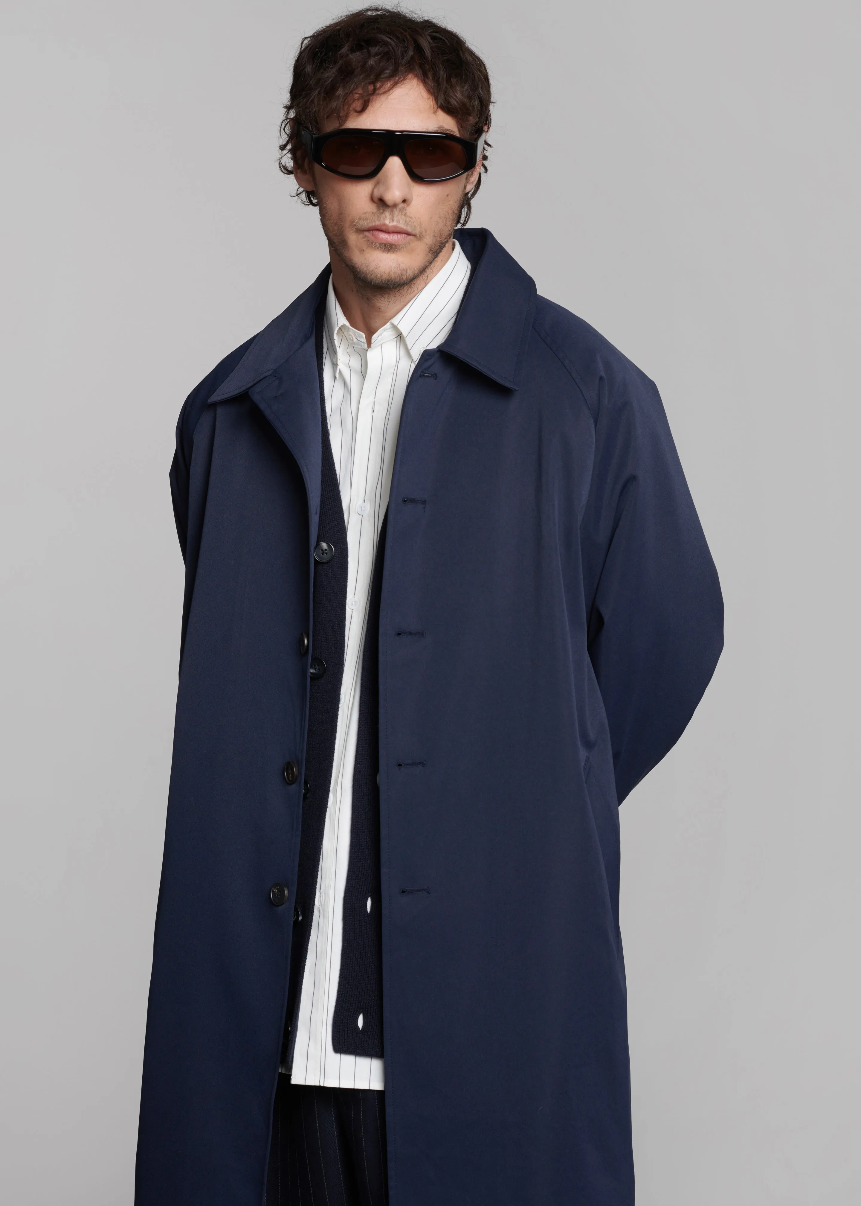 Emil Trench - Navy sold by Frankie Shop product image thumbnail 2