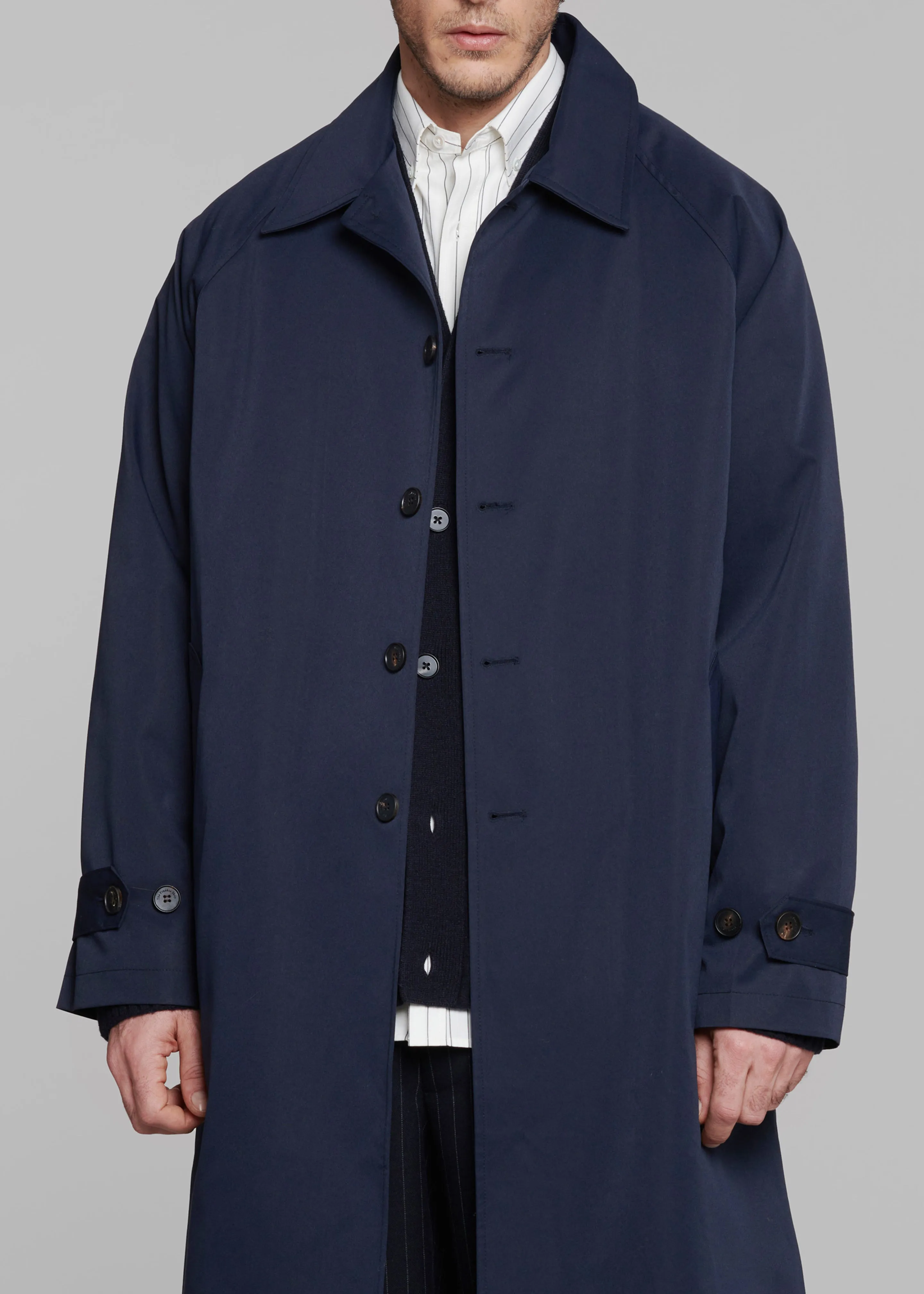Emil Trench - Navy sold by Frankie Shop product image thumbnail 4