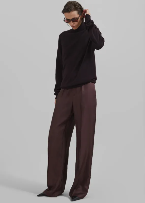 Loulou Studio Fafila Pants - Choco sold by Frankie Shop