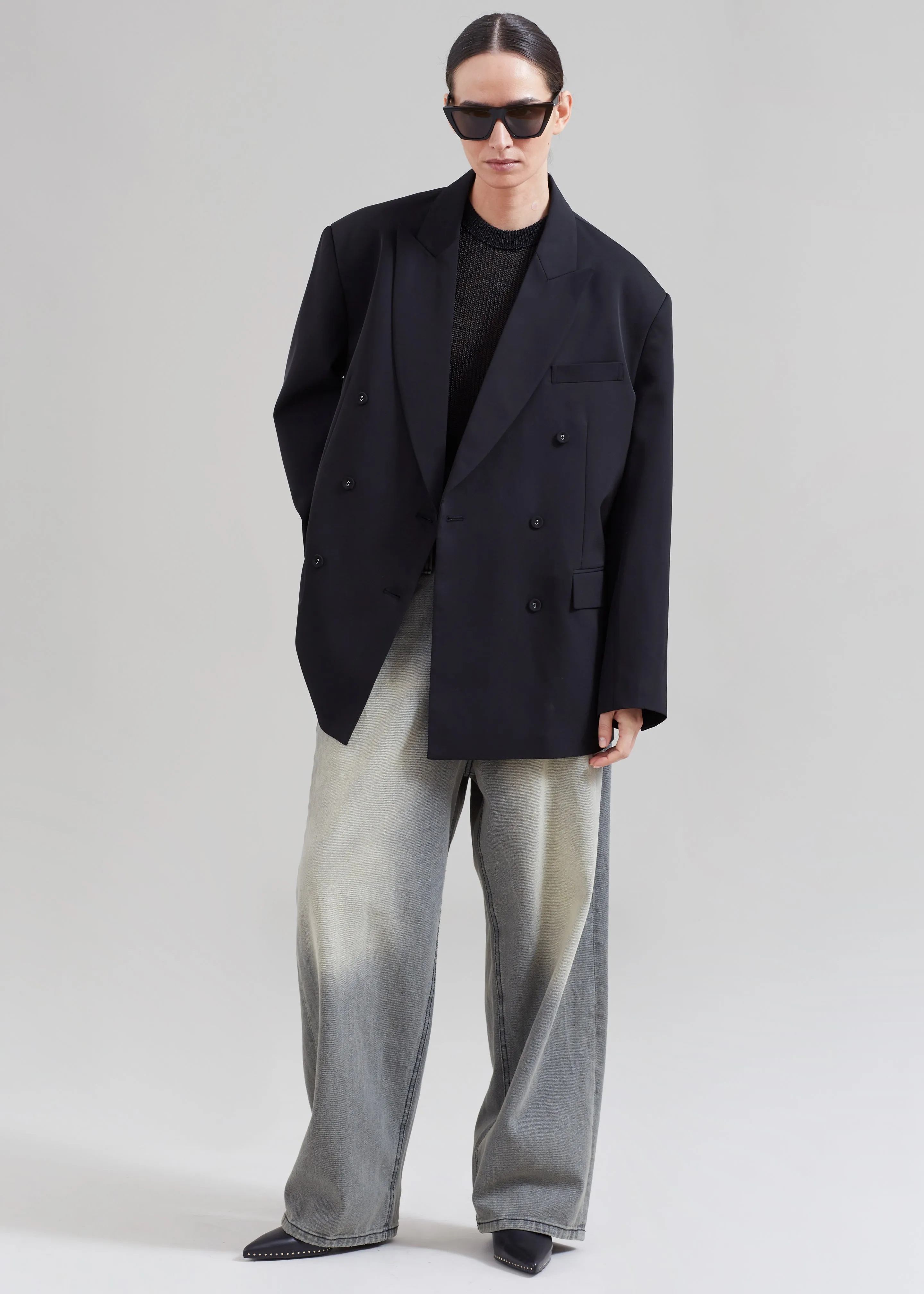 Demi Blazer - Black sold by Frankie Shop product image thumbnail 3