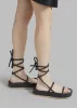Ilio Smeraldo Pritika 01 Lace Up Sandal - Black sold by Frankie Shop