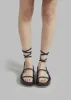 Ilio Smeraldo Pritika 01 Lace Up Sandal - Black sold by Frankie Shop