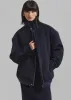 Arley Oversized Bomber - Navy sold by Frankie Shop