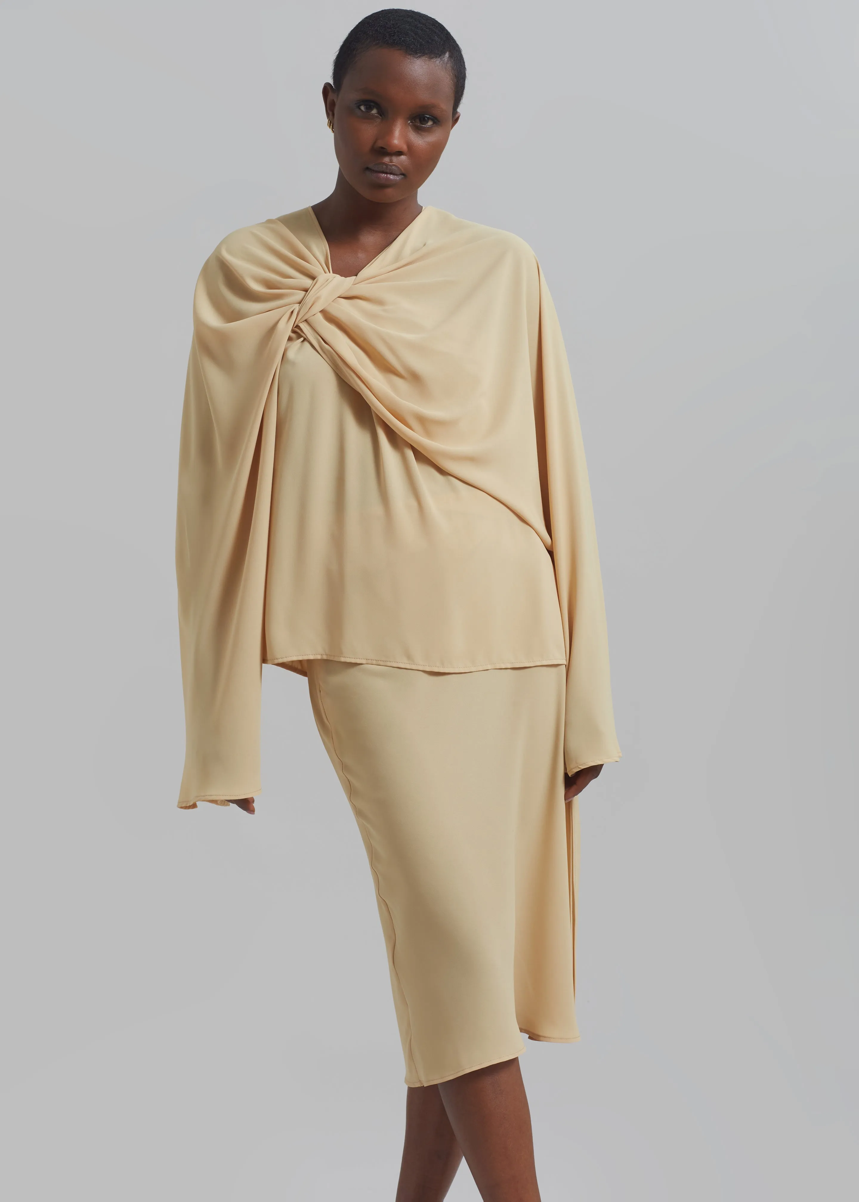 Beaufille Leni Blouse - Butter sold by Frankie Shop