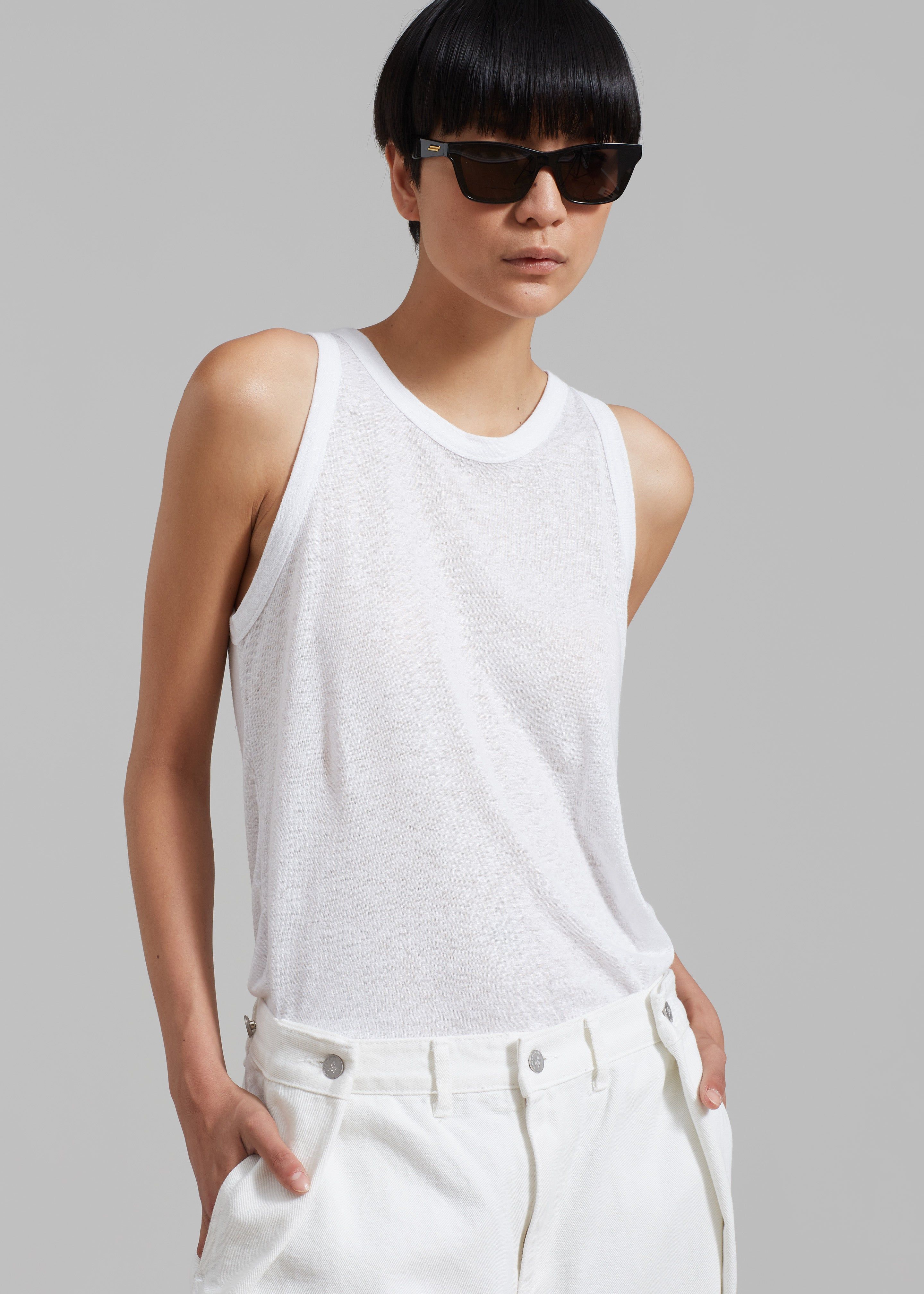 Taya Tank Top - Off White sold by Frankie Shop product image thumbnail 2