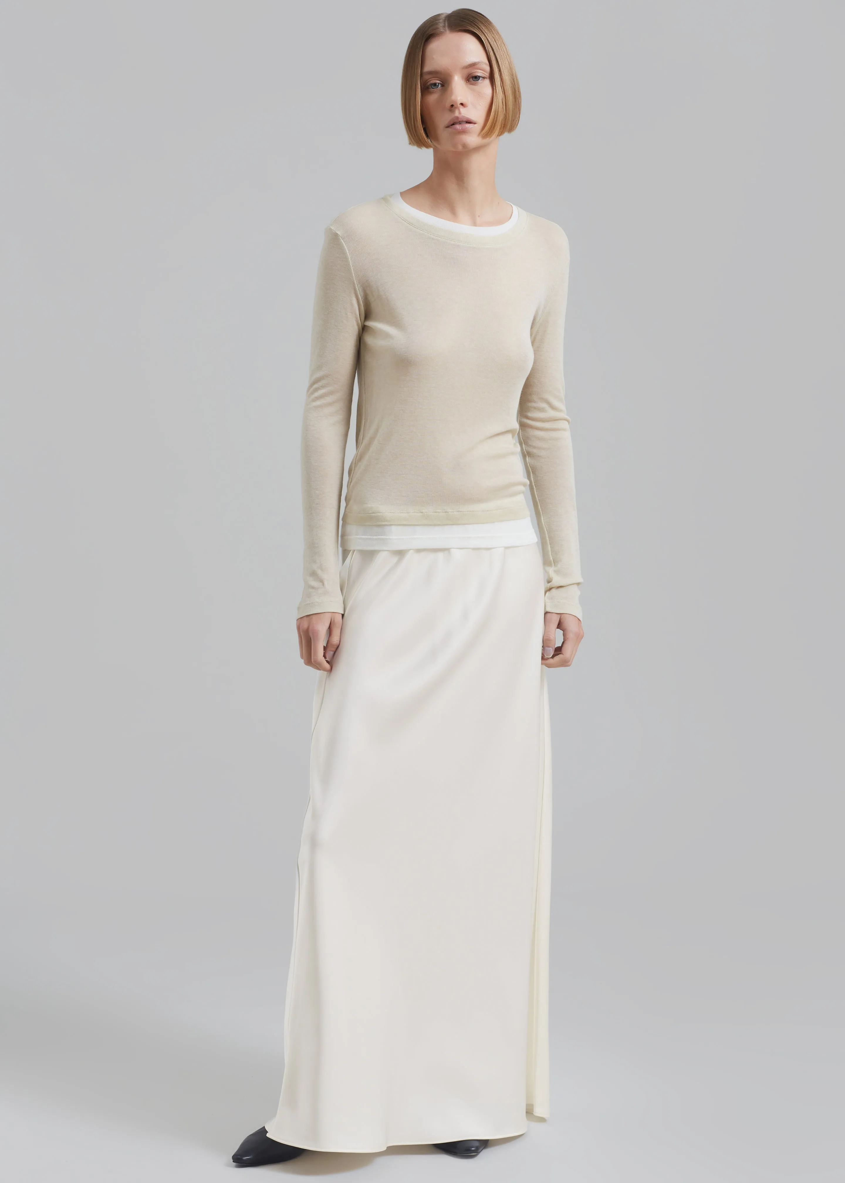 Scottie Layered Tee - Butter sold by Frankie Shop product image thumbnail 2