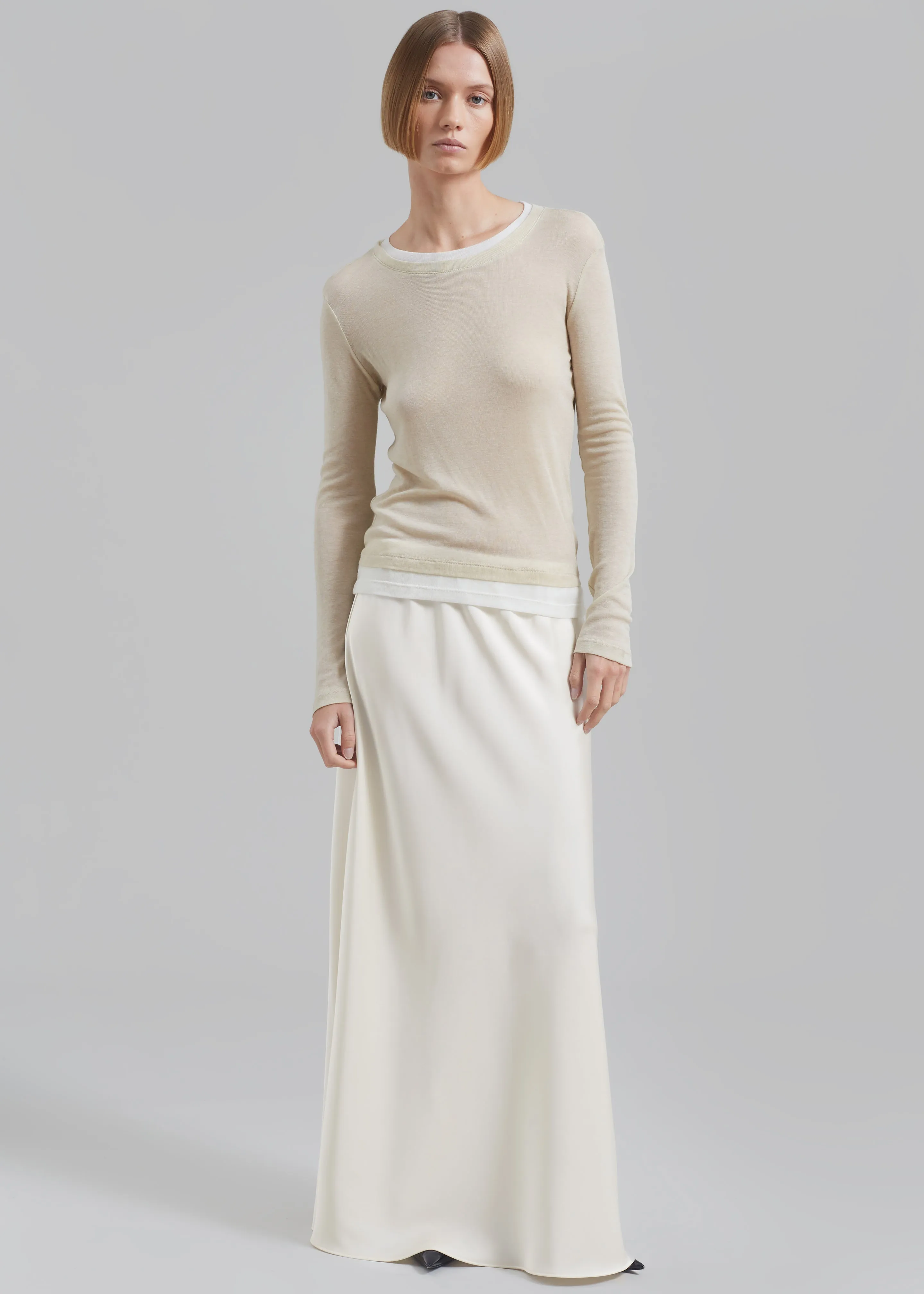 Scottie Layered Tee - Butter sold by Frankie Shop product image thumbnail 5