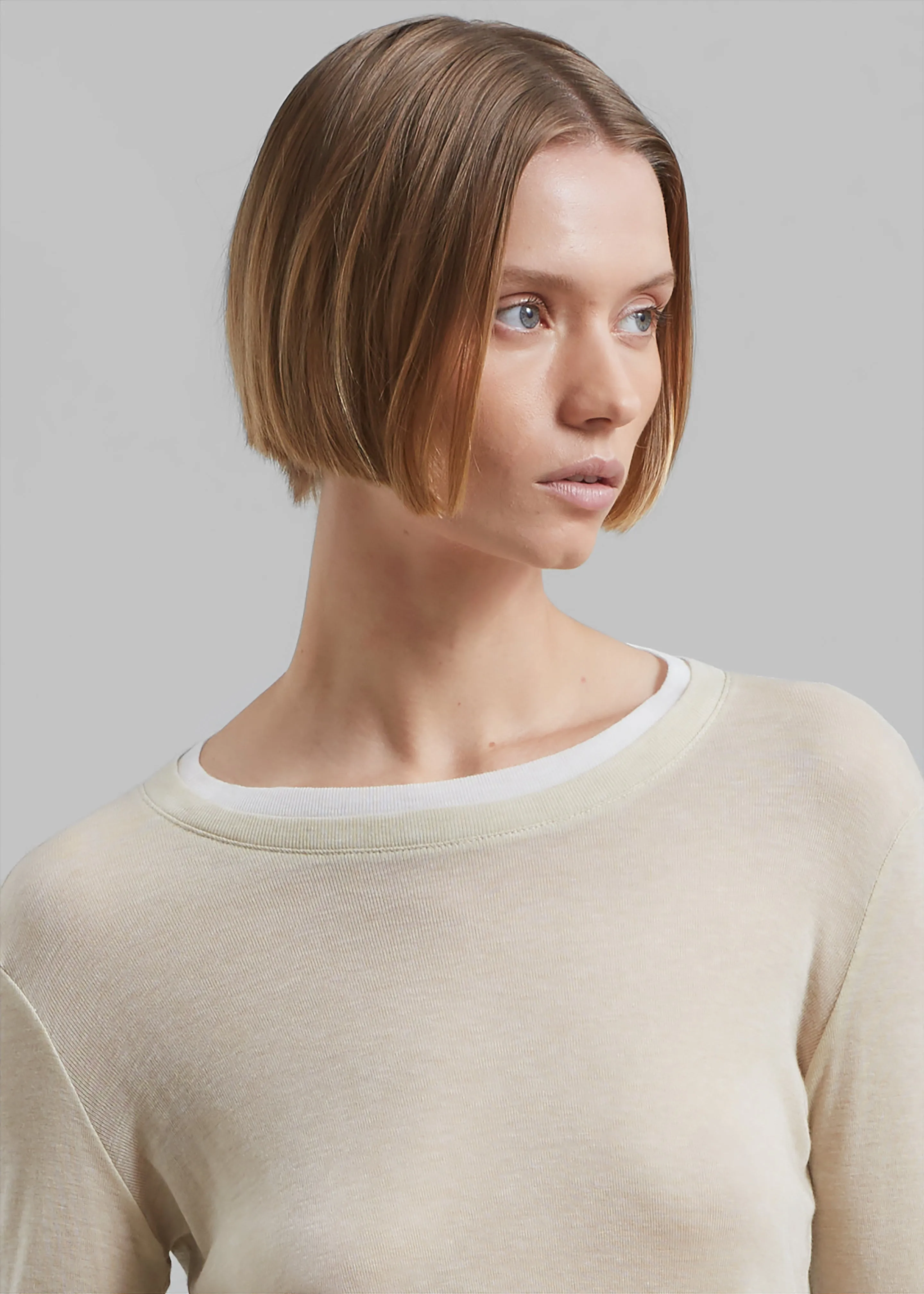 Scottie Layered Tee - Butter sold by Frankie Shop product image thumbnail 3