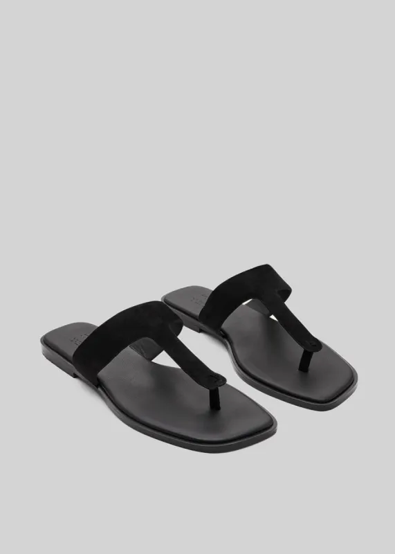 A.Emery x Matteau Rhodes Sandal - Black Suede sold by Frankie Shop