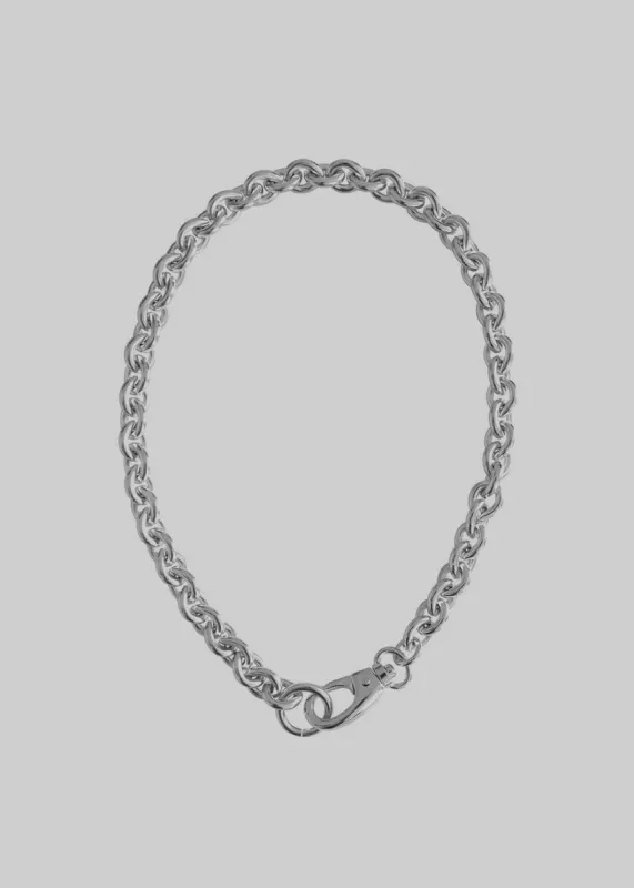 Laura Lombardi Cable Chain Necklace - Silver sold by Frankie Shop