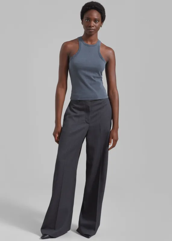 Samsøe Samsøe Helene Tank Top - Iron Gate sold by Frankie Shop