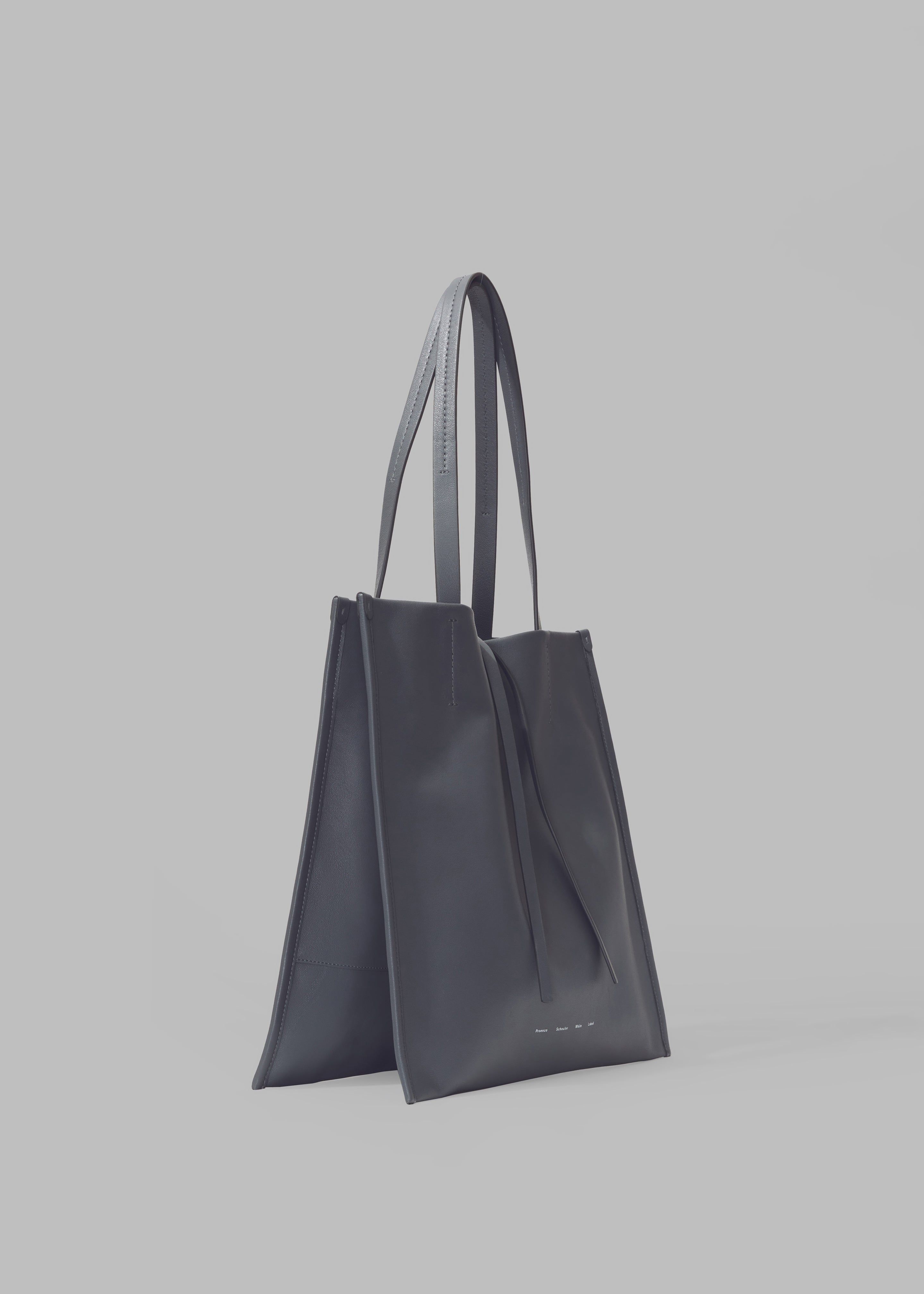Proenza Schouler White Label Twin Nappa Tote - Steel sold by Frankie Shop product image thumbnail 2