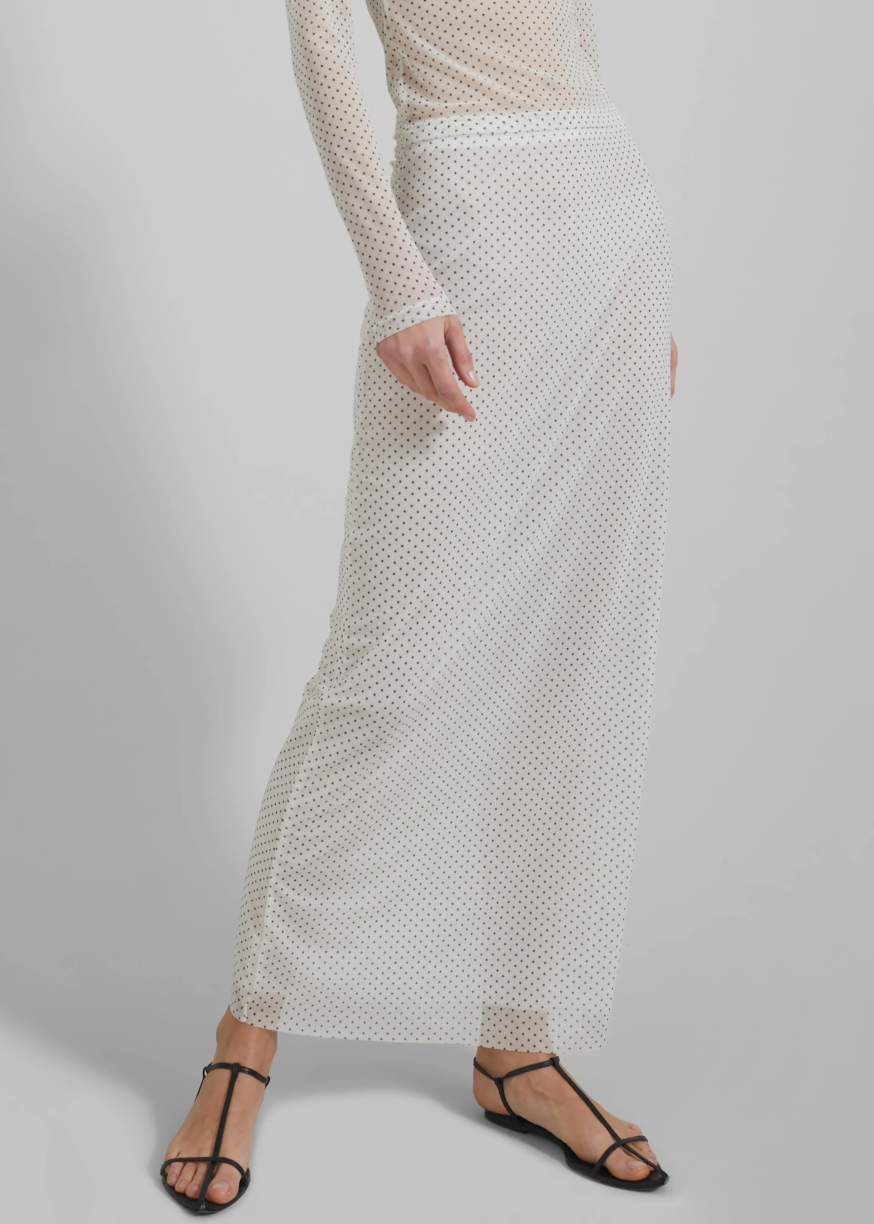 Gigi Polka Dot Skirt - White sold by Frankie Shop product image thumbnail 2