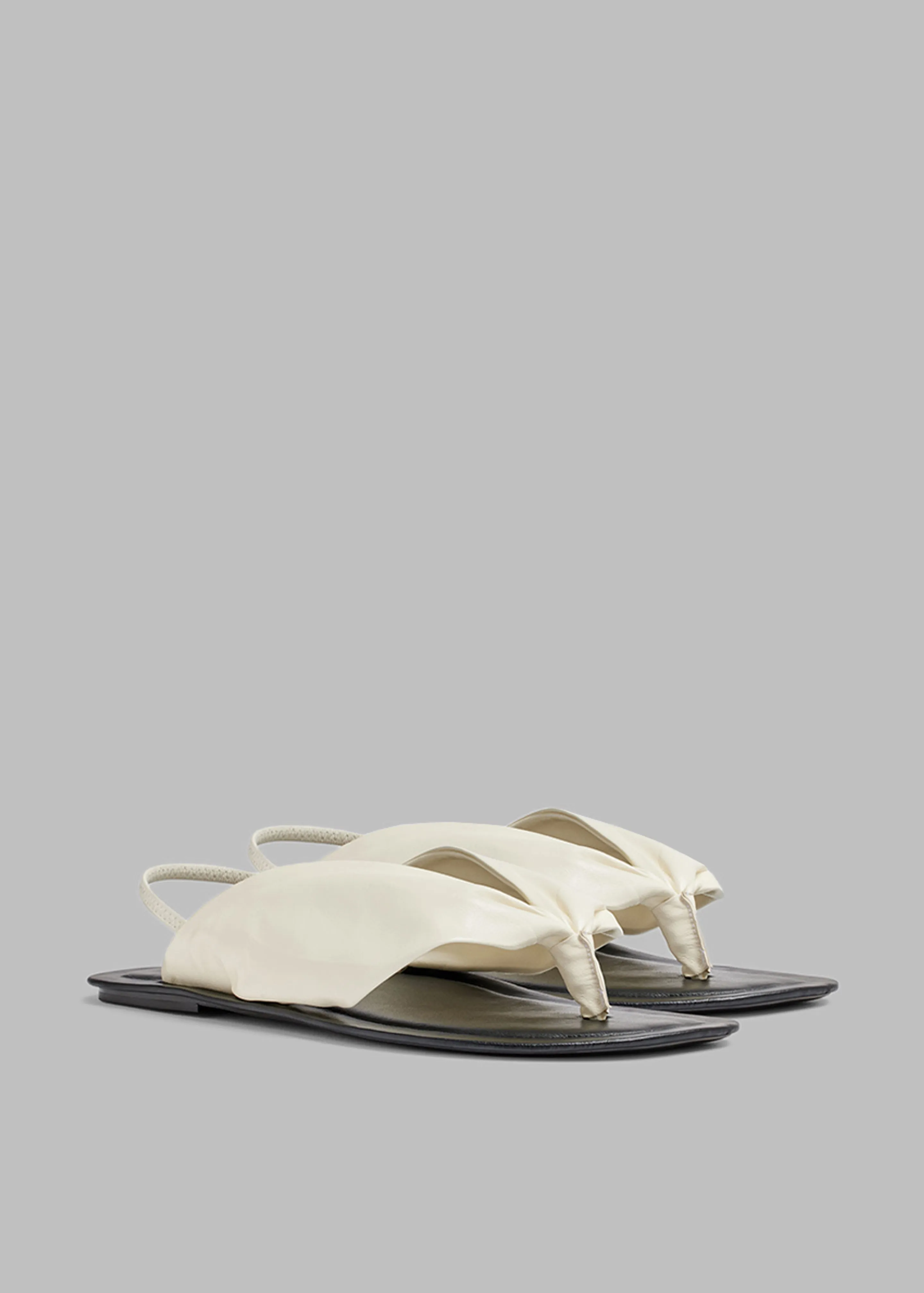 Loulou Studio Sahado Leather Sandals - Soft Cream sold by Frankie Shop product image thumbnail 4