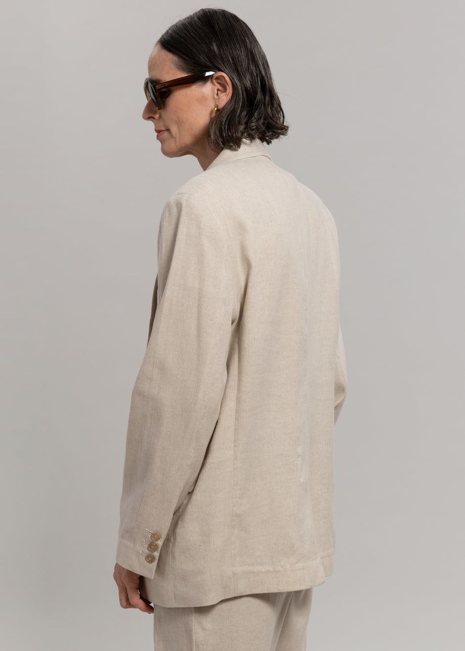 Maria Linen Blazer - Beige sold by Frankie Shop product image thumbnail 9
