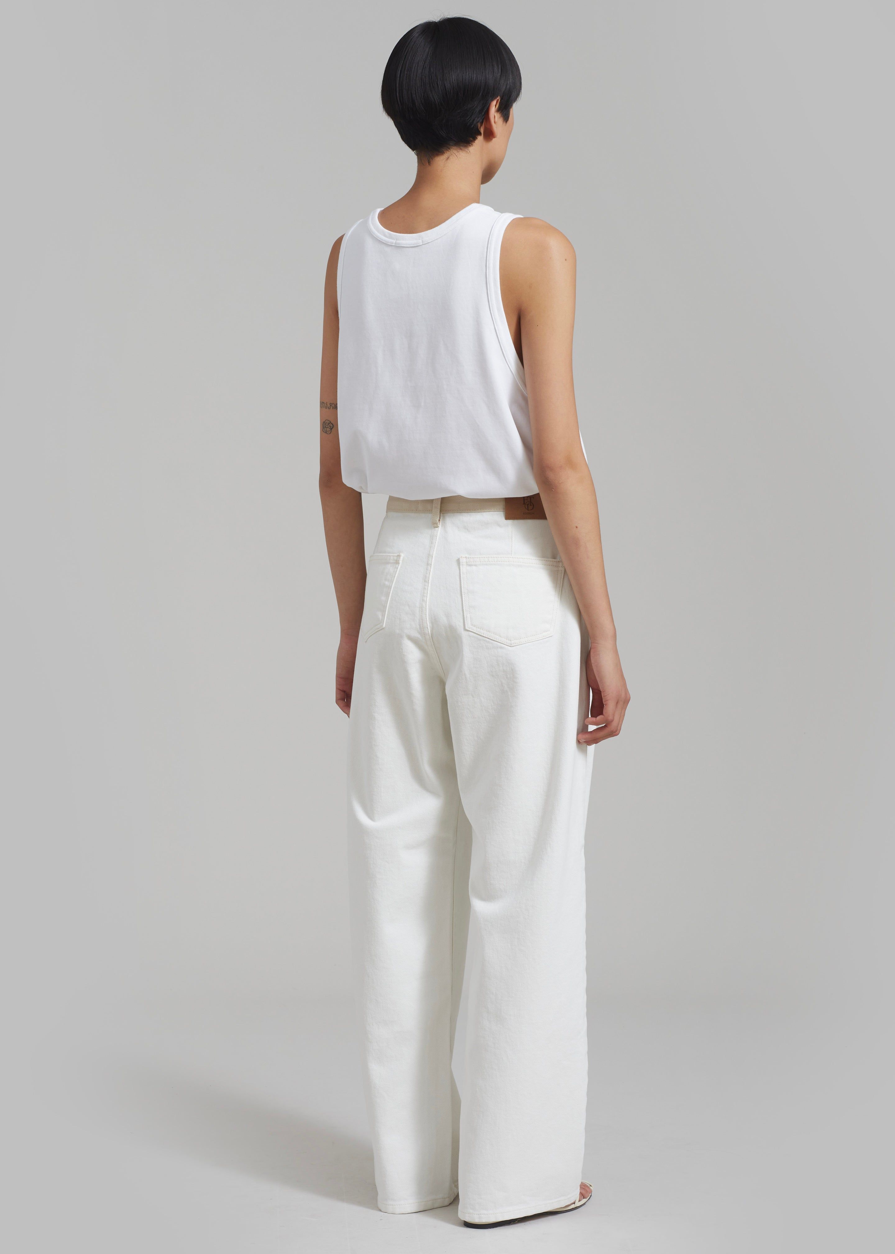 Hayla Contrast Denim Pants - Off White sold by Frankie Shop product image thumbnail 12