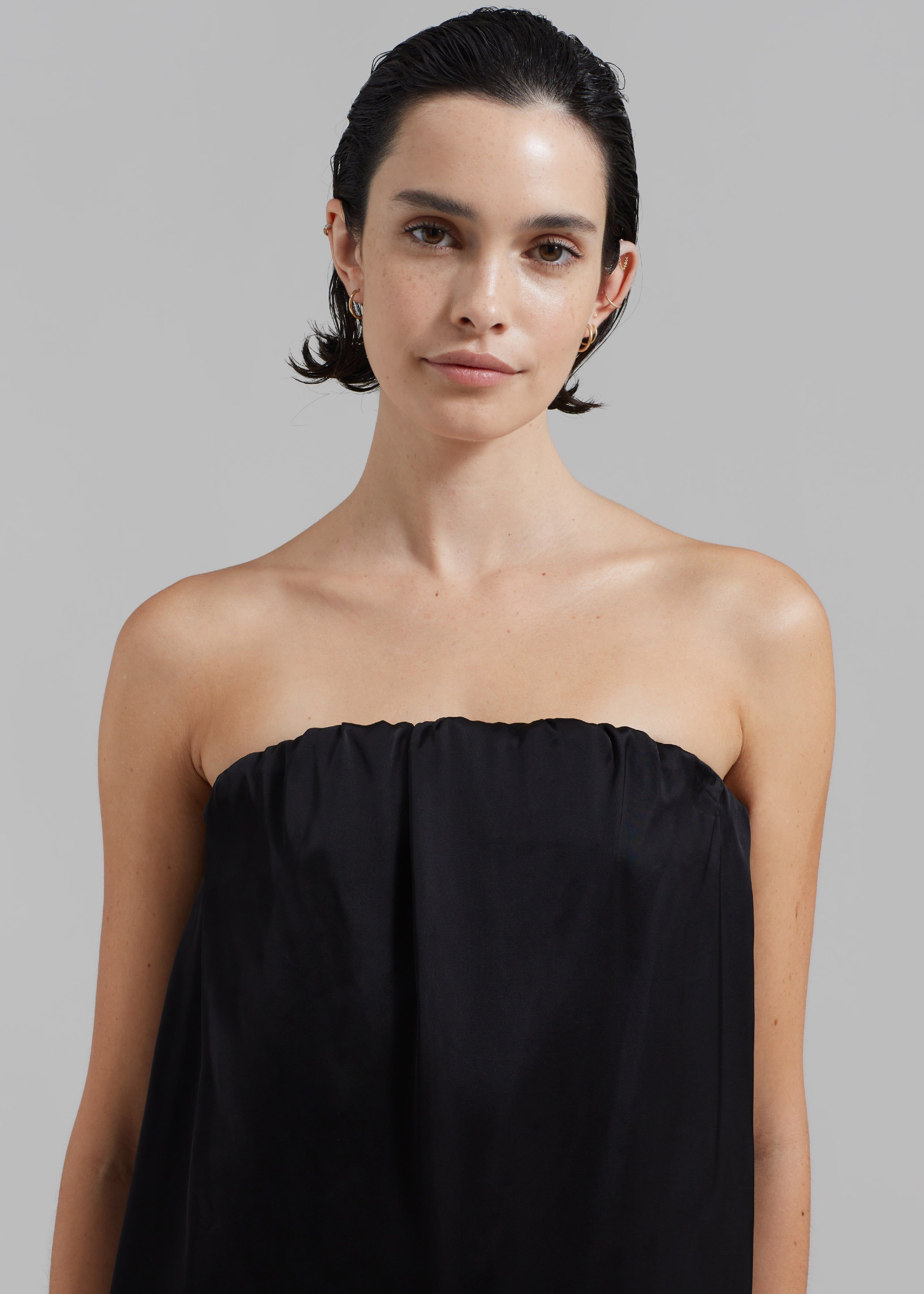 Loulou Studio Siple Long Dress - Black sold by Frankie Shop product image thumbnail 5