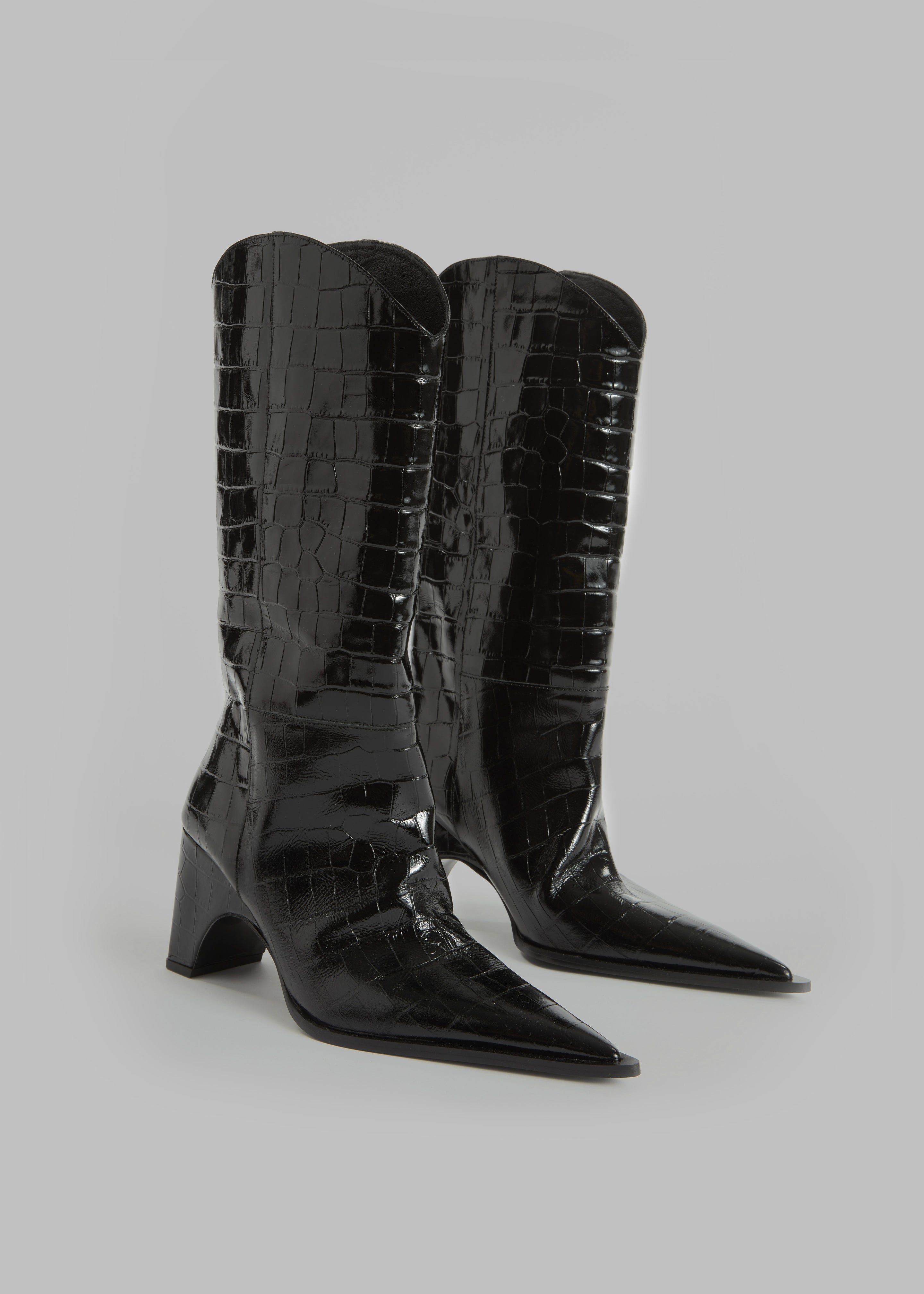 Coperni Crocodile Bridge Cowboy Boots - Black sold by Frankie Shop product image thumbnail 5