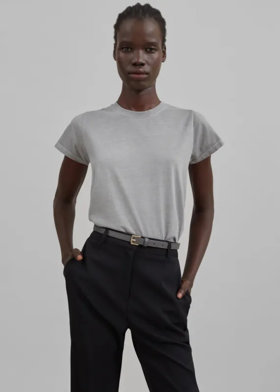 Dollie Tee - Grey sold by Frankie Shop