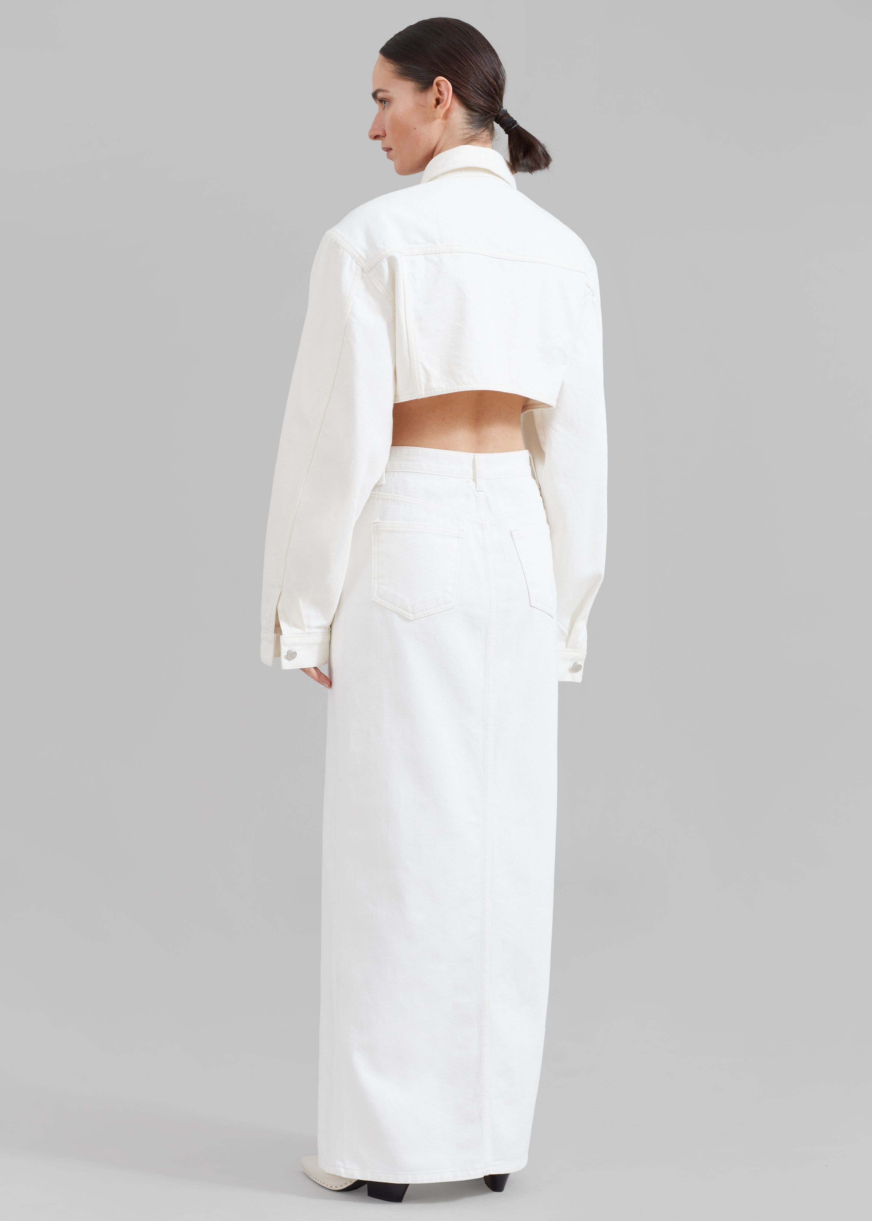 Kett Cropped Denim Jacket - Off White sold by Frankie Shop product image thumbnail 5