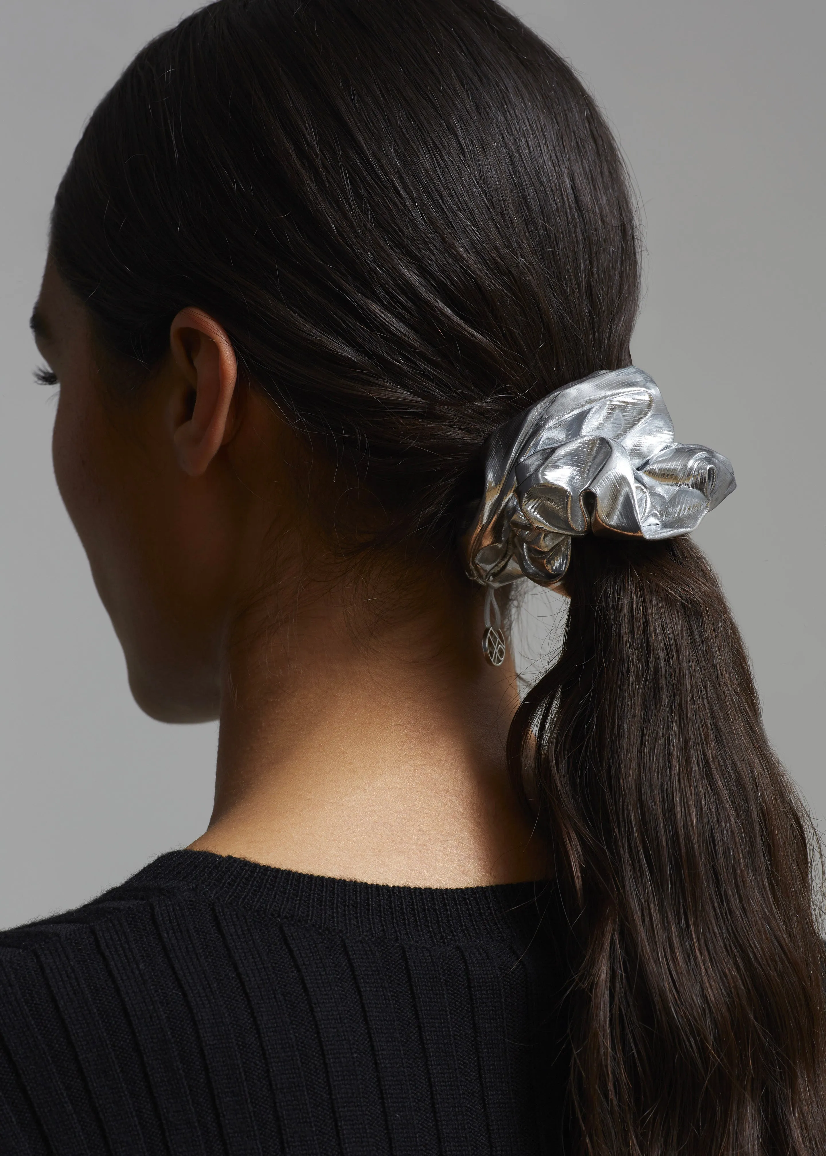 Alara Scrunchie Set - Silver sold by Frankie Shop product image thumbnail 3