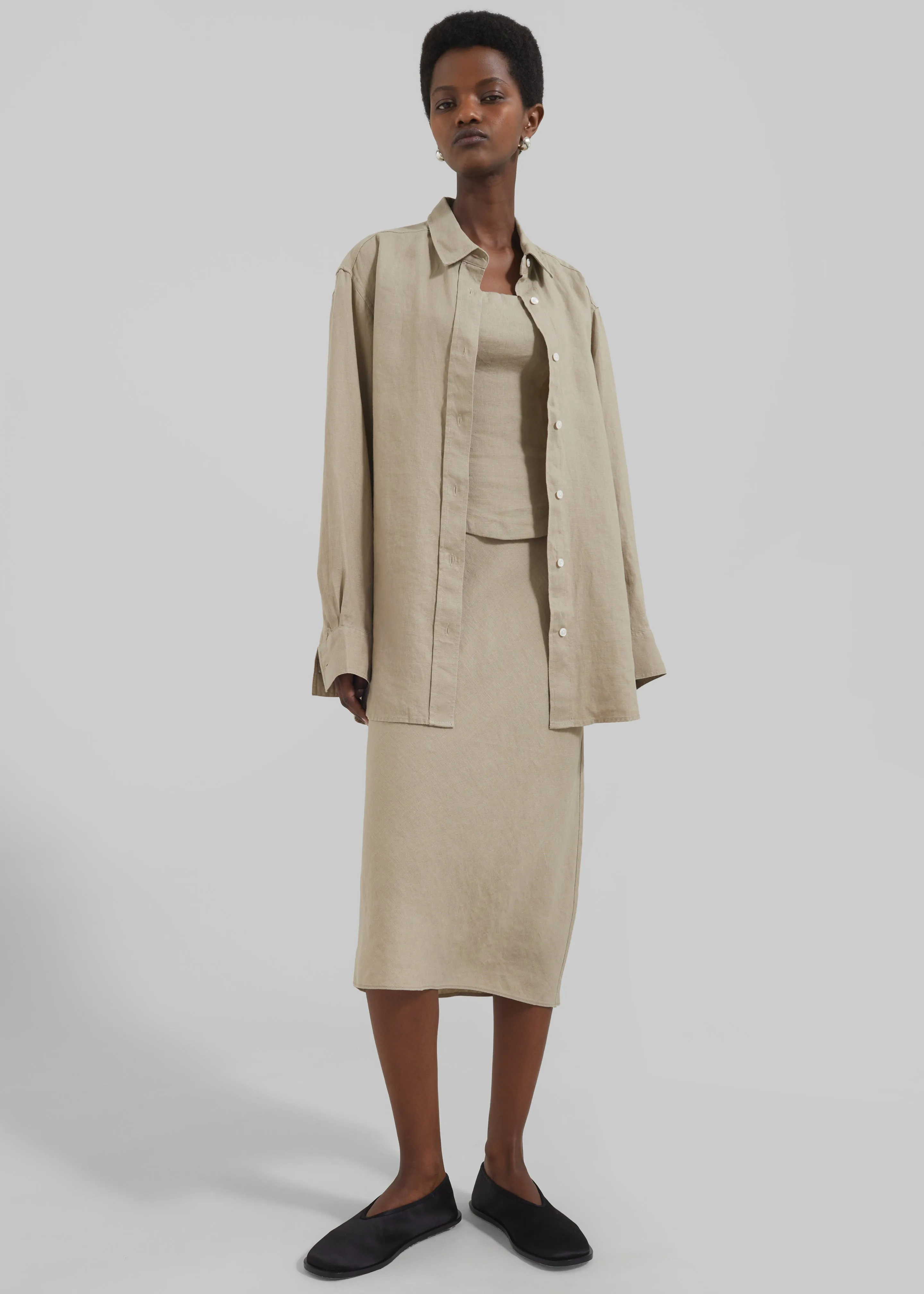 Samsøe Samsøe Saagneta Skirt - Chinchilla sold by Frankie Shop product image thumbnail 2