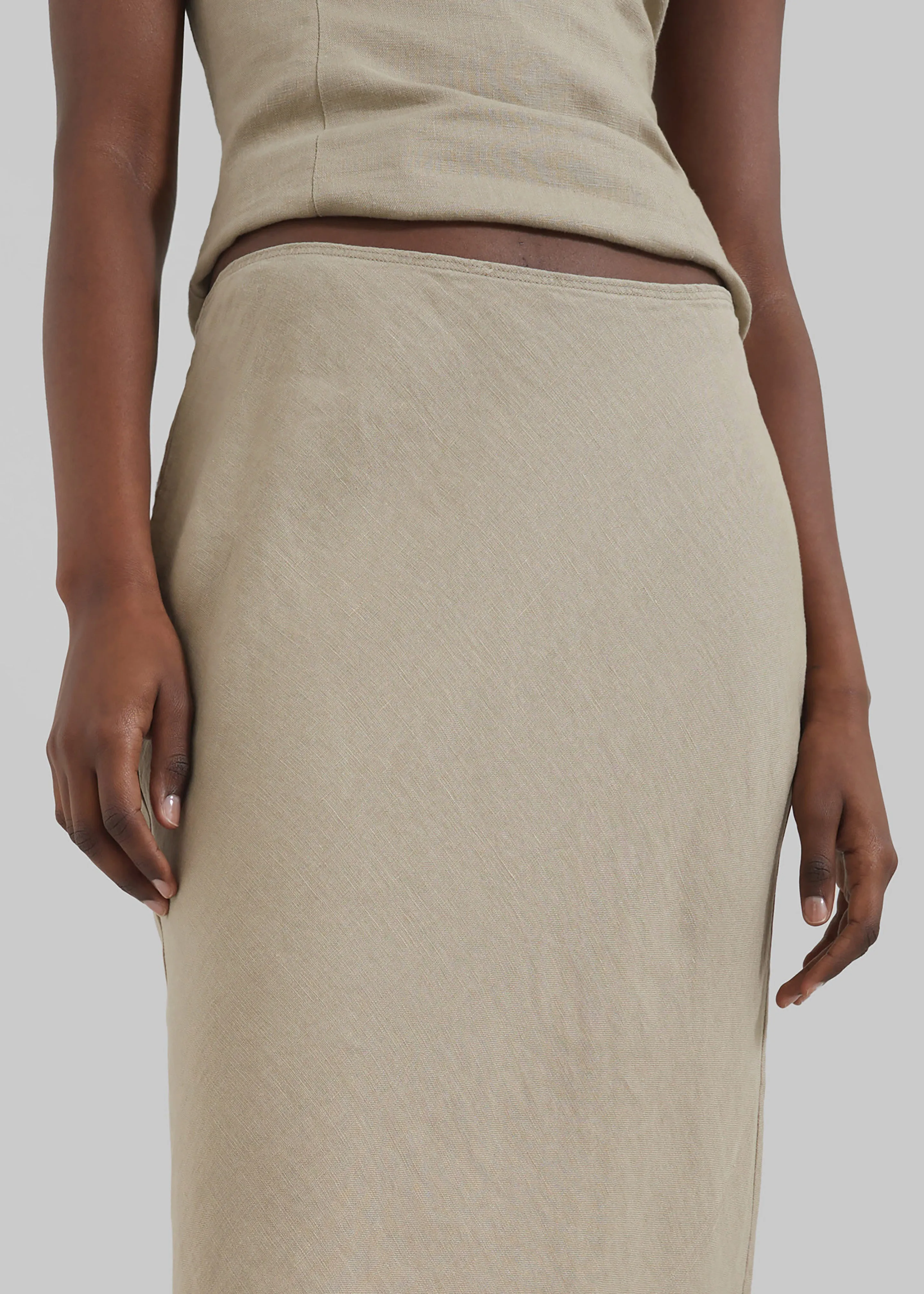 Samsøe Samsøe Saagneta Skirt - Chinchilla sold by Frankie Shop product image thumbnail 4