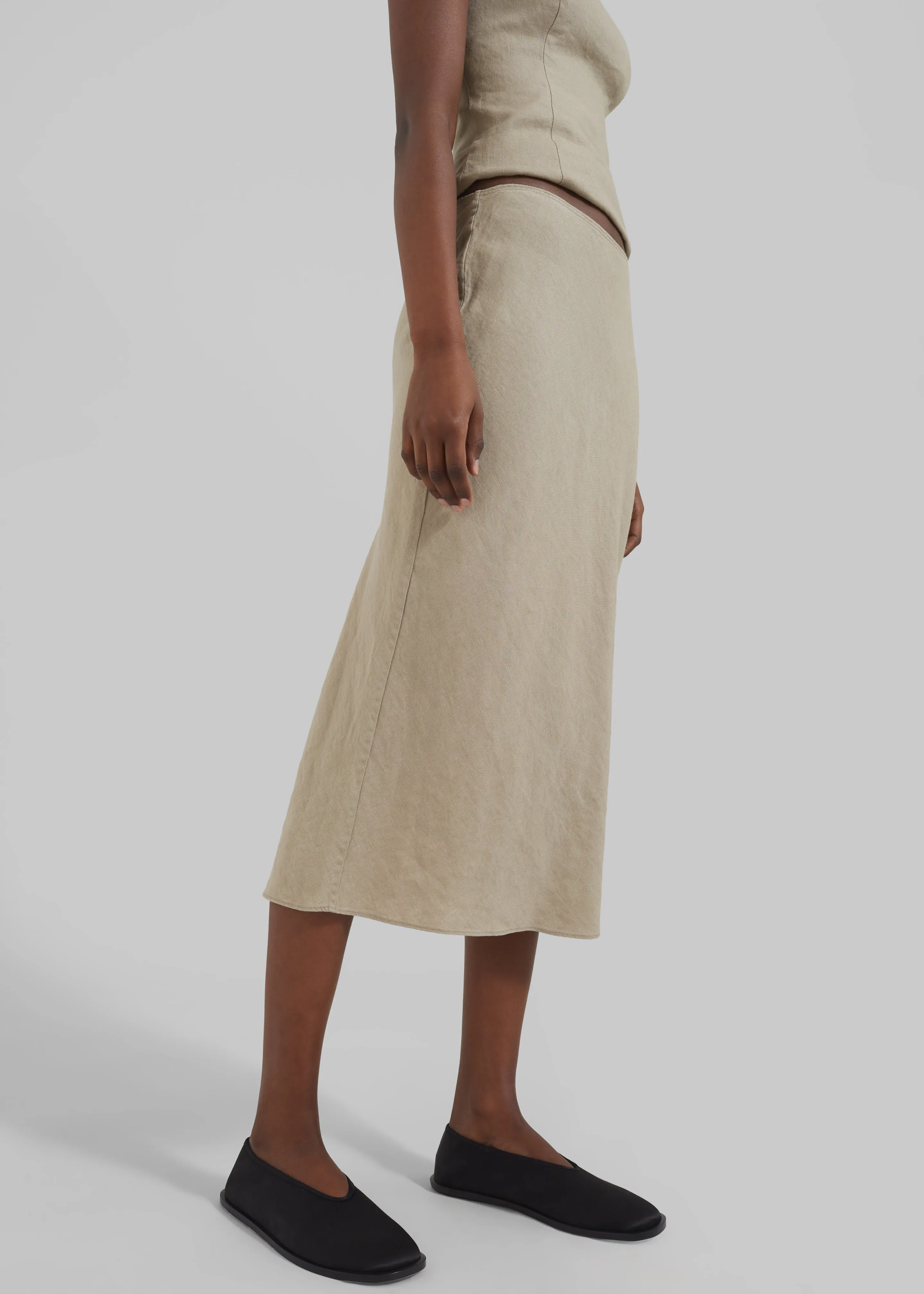 Samsøe Samsøe Saagneta Skirt - Chinchilla sold by Frankie Shop product image thumbnail 5
