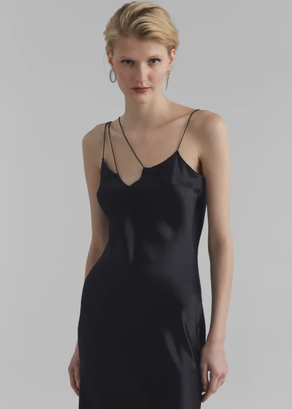 The Garment Catania Slip Dress - Black sold by Frankie Shop