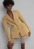 Colette Hourglass Blazer - Camel sold by Frankie Shop