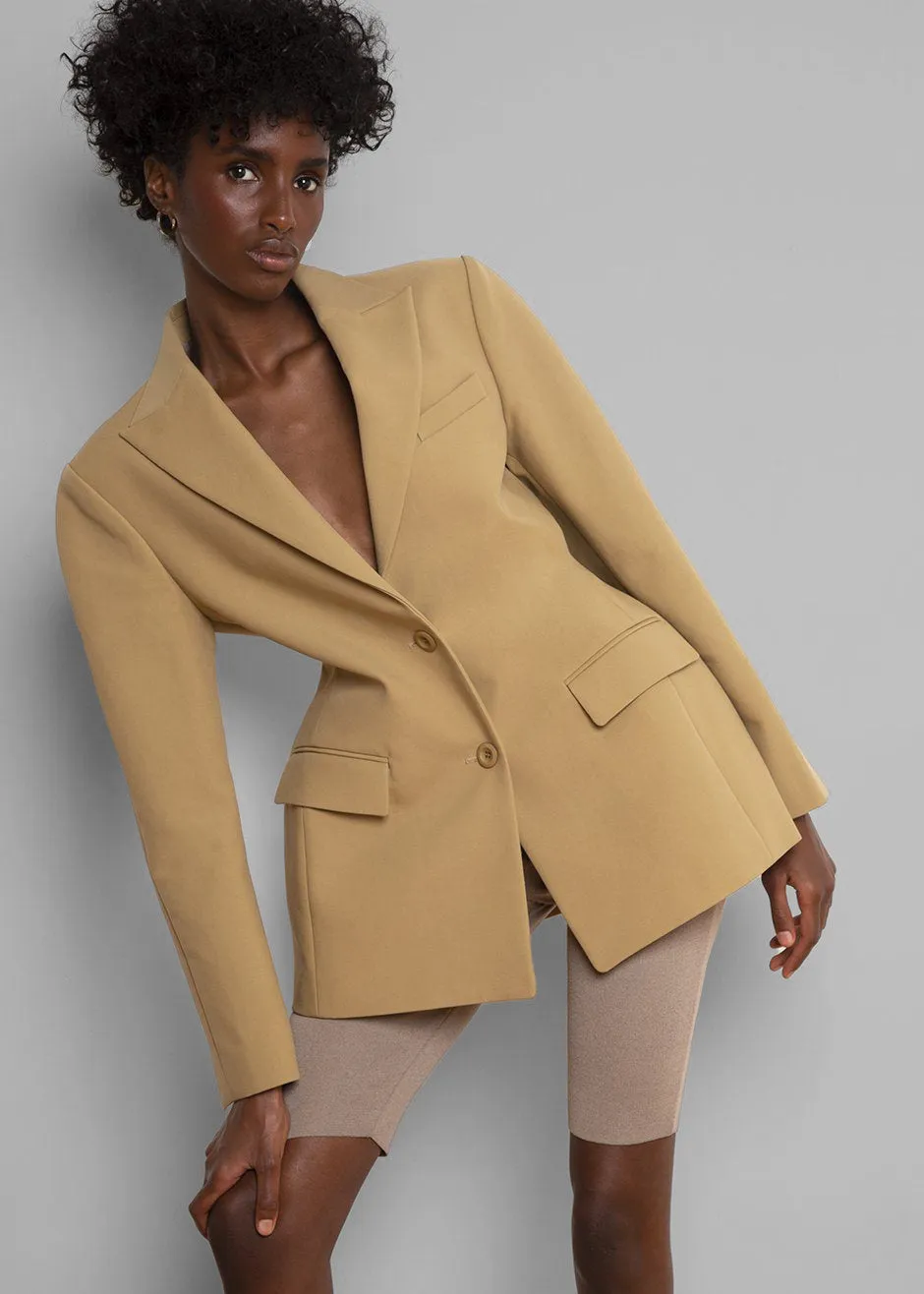 Colette Hourglass Blazer - Camel sold by Frankie Shop product image thumbnail 3