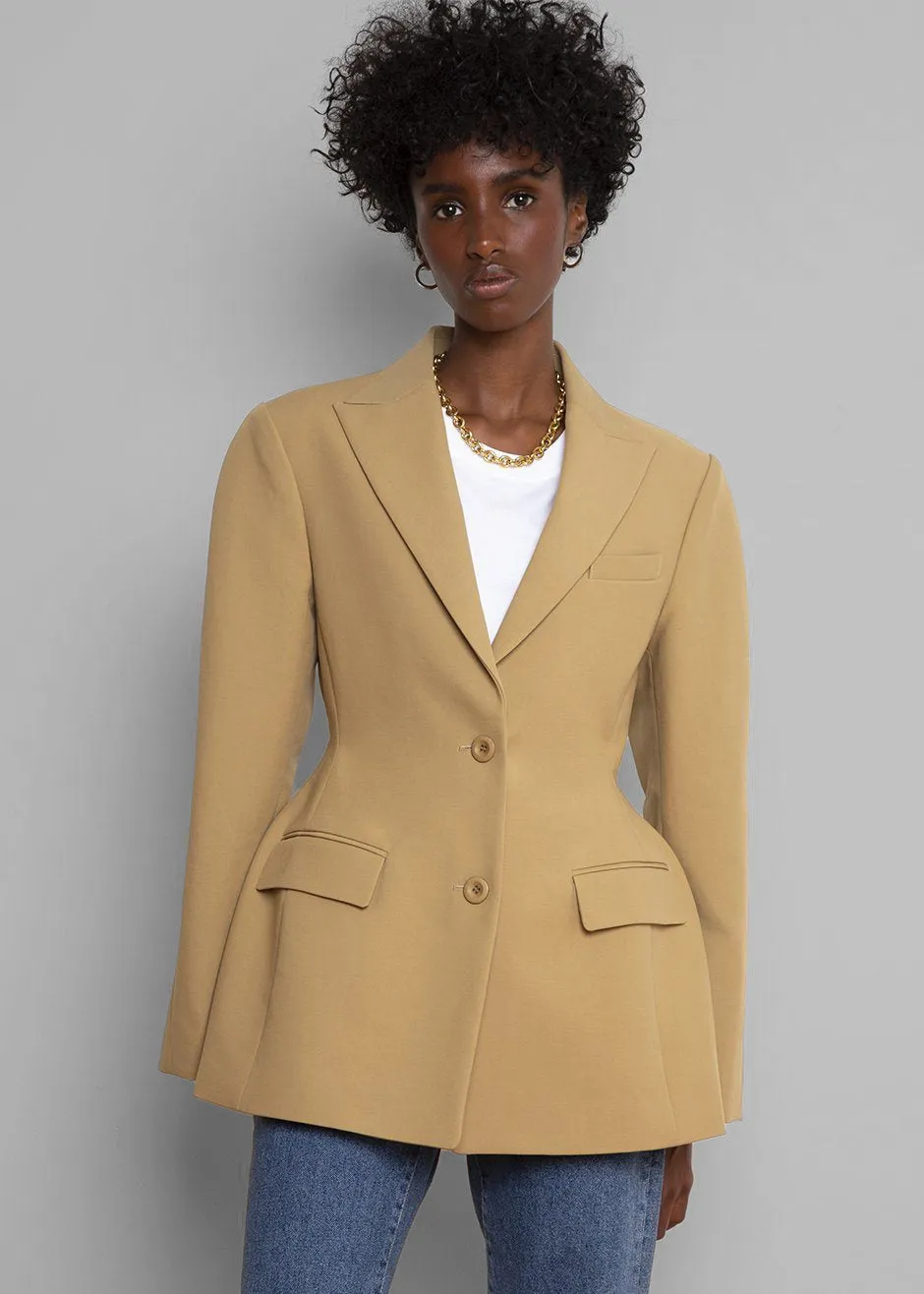 Colette Hourglass Blazer - Camel sold by Frankie Shop product image thumbnail 2