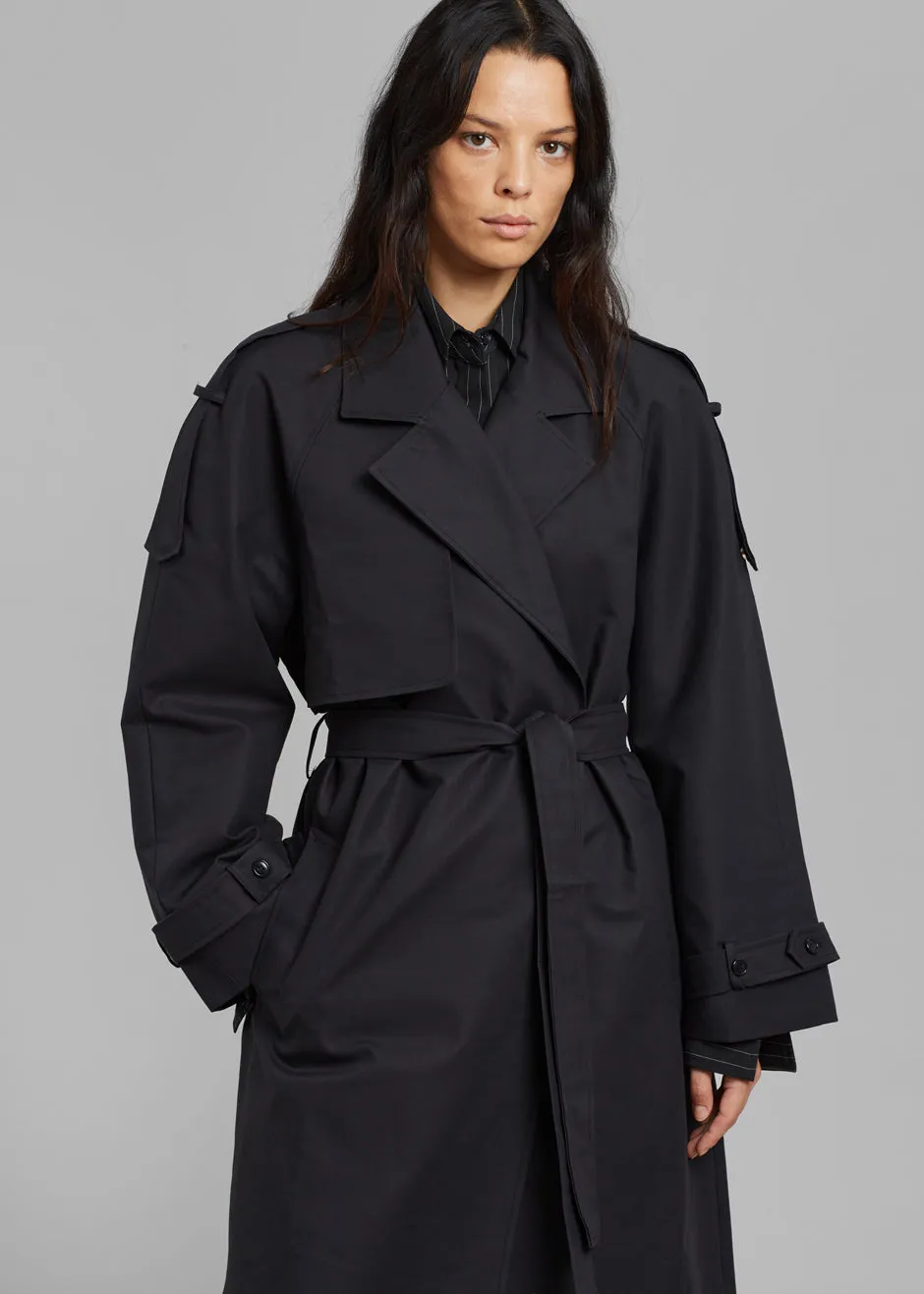 Suzanne Trench Coat - Black sold by Frankie Shop product image thumbnail 4