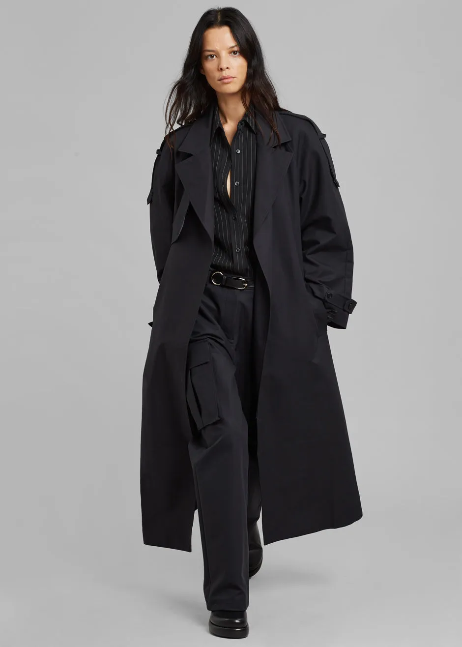Suzanne Trench Coat - Black sold by Frankie Shop product image thumbnail 2