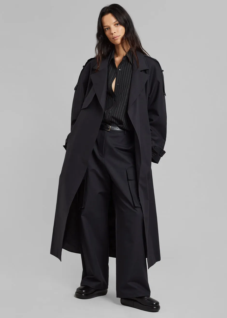 Suzanne Trench Coat - Black sold by Frankie Shop product image thumbnail 5