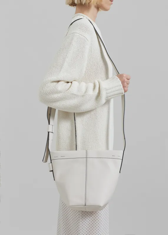 Proenza Schouler White Label Barrow Bucket Bag - Vanilla sold by Frankie Shop