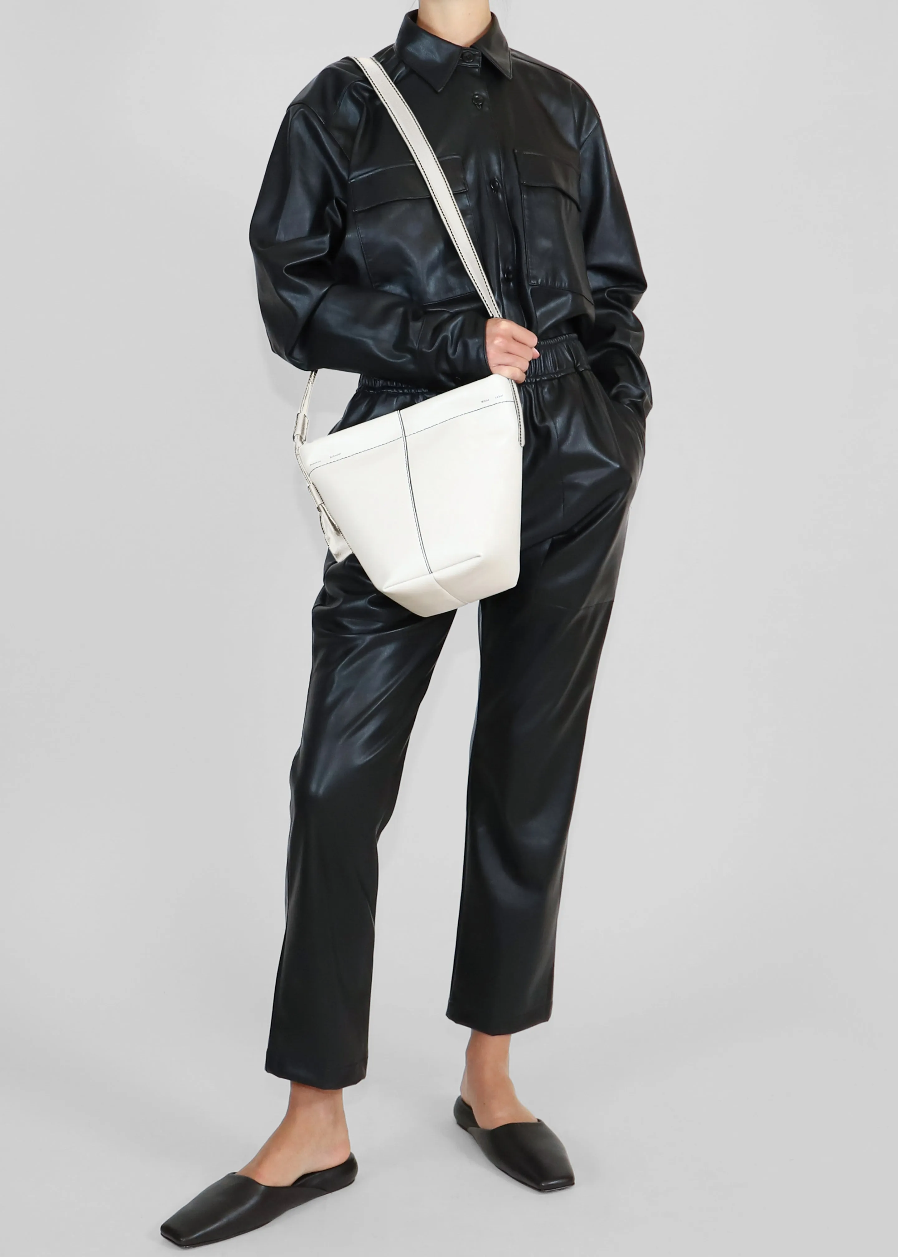 Proenza Schouler White Label Barrow Bucket Bag - Vanilla sold by Frankie Shop product image thumbnail 5